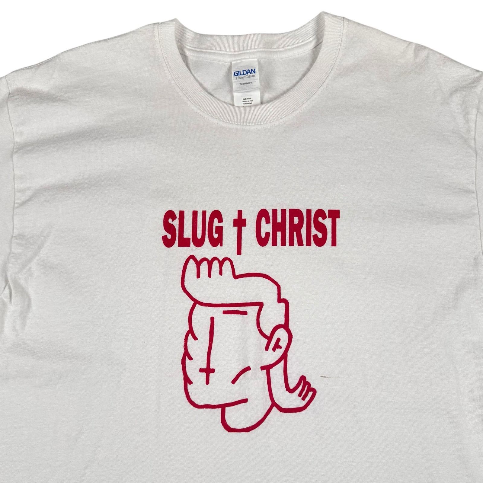 Vintage Vintage Slug Christ T-shirt L Awful Records Size US L / EU 52-54 / 3 - 1 Thumbnail