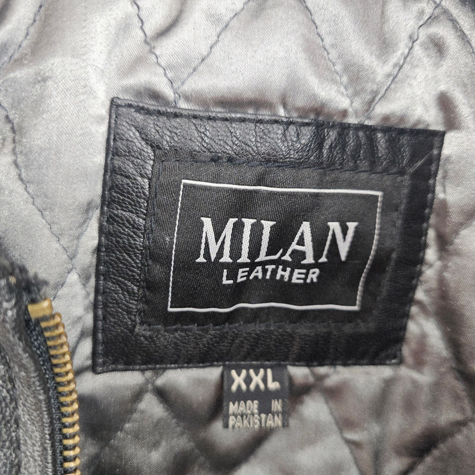 Vintage Milan Leather Black Bomber Biker Jacket Leathermaster XXL Size US XXL / EU 58 / 5 - 3 Thumbnail