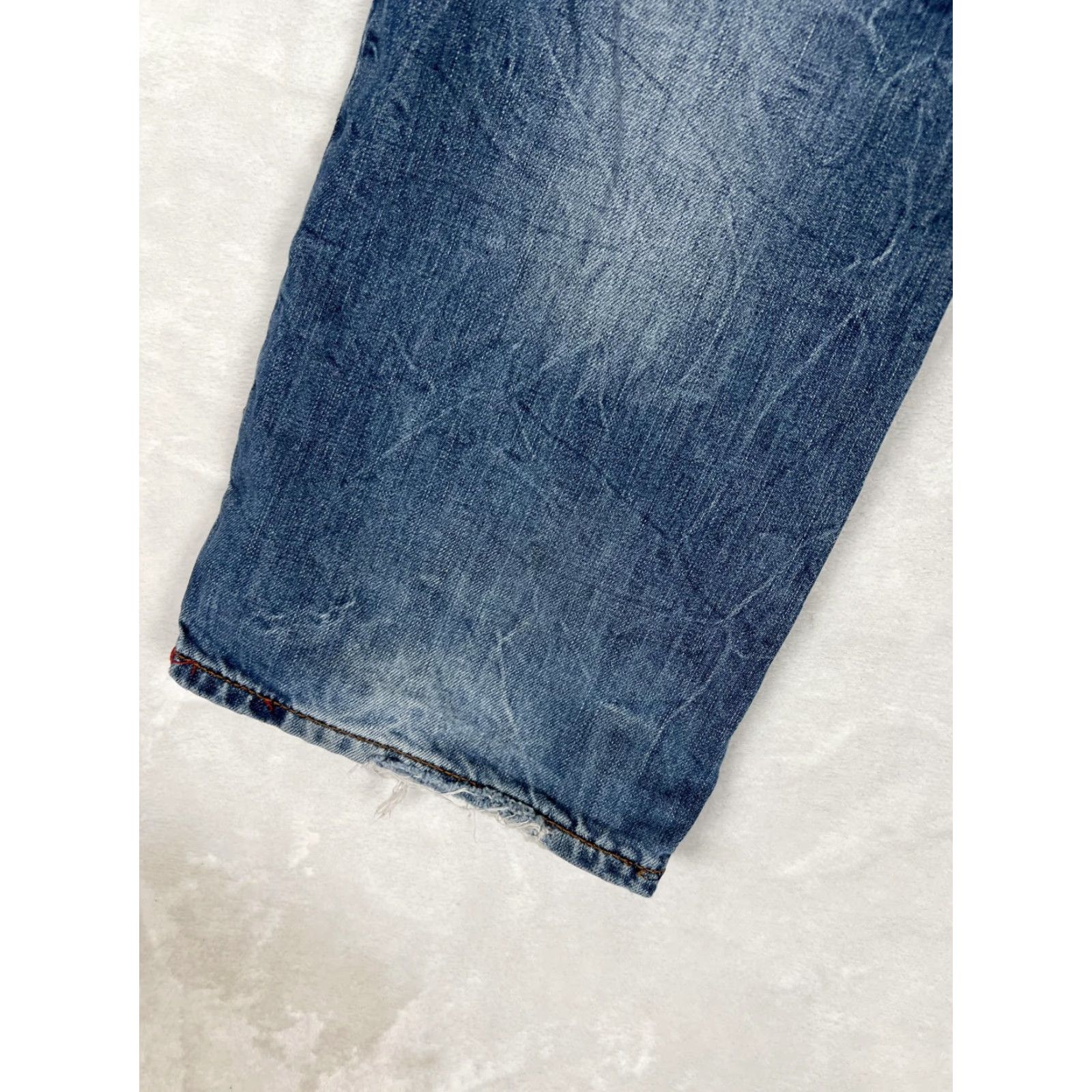 Rocawear VINTAGE Rocawear Jeans Mens 38 Blue Distressed Straight Fit Medium Wash Denim Cotton N/A Size US 38 / EU 54 - 6 Thumbnail