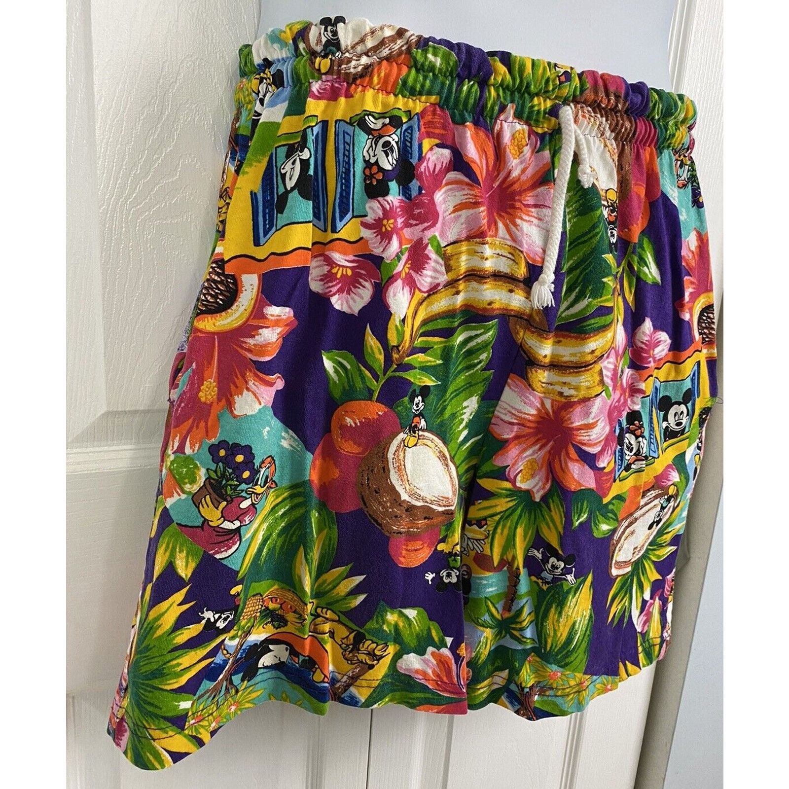 Mickey Unlimited VTG Mickey Unlimited Disney Jerry Leigh Fruit Floral Shorts Size 30" / US 8 / IT 44 - 3 Thumbnail