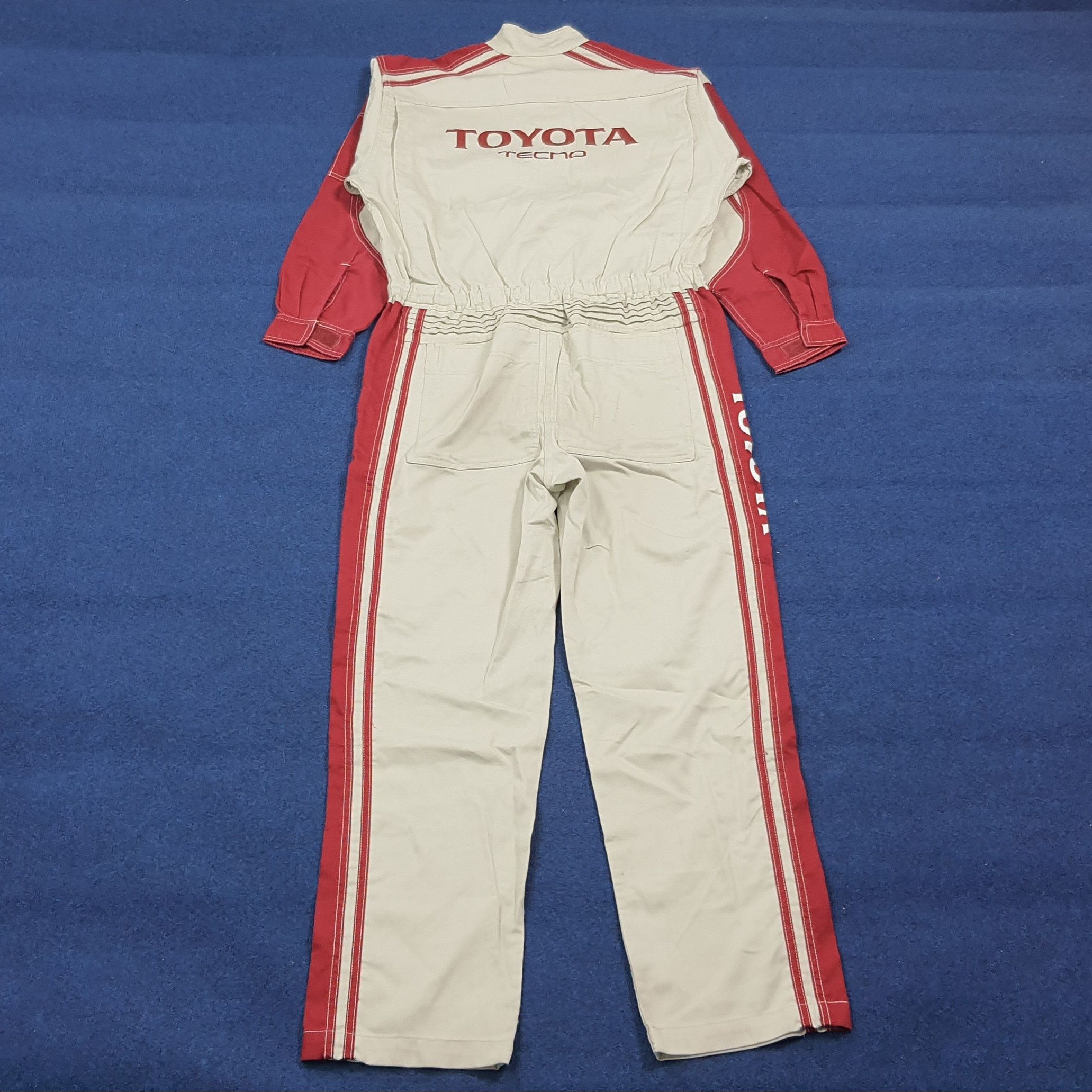 Japanese Brand Vintage Toyota Tecno Mechanic Overalls Jumpsuit Japan C279N8 Size US M / EU 48-50 / 2 - 2 Thumbnail