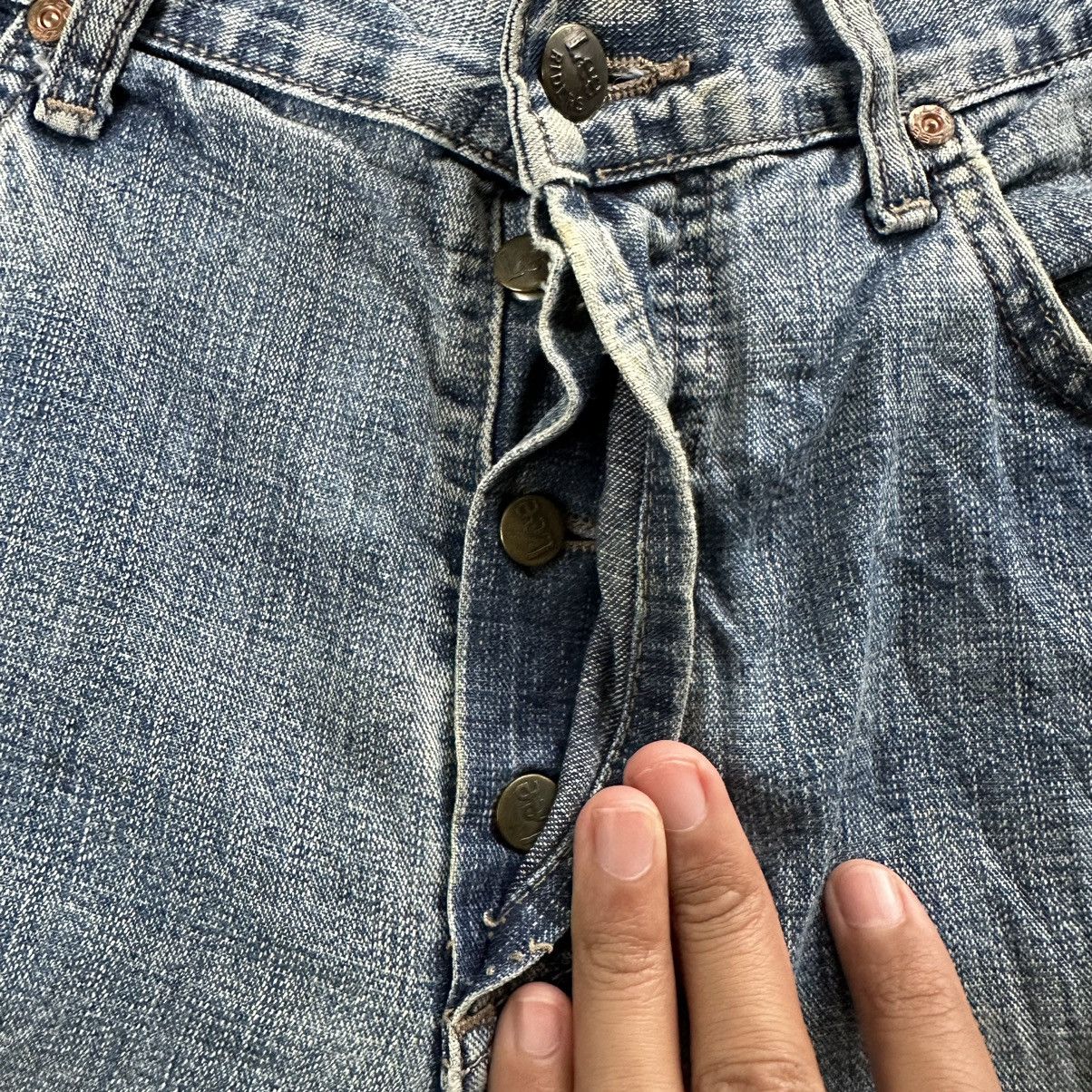 Japanese Brand W34 Vintage Lee Riders Faded Rusty Distressed Denim Jean Size US 34 / EU 50 - 7 Thumbnail