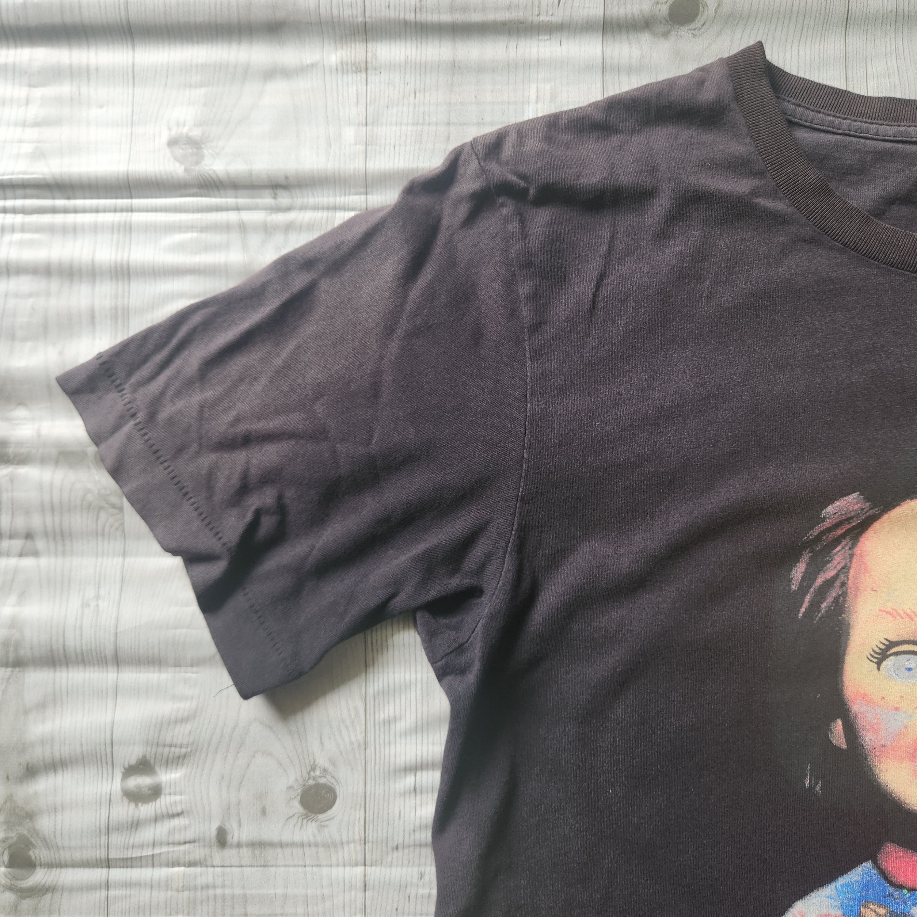 Expert Horror × Uniqlo Vintage Y2K Thrashed Horror Chucky Movie TShirt Size US M / EU 48-50 / 2 - 9 Thumbnail