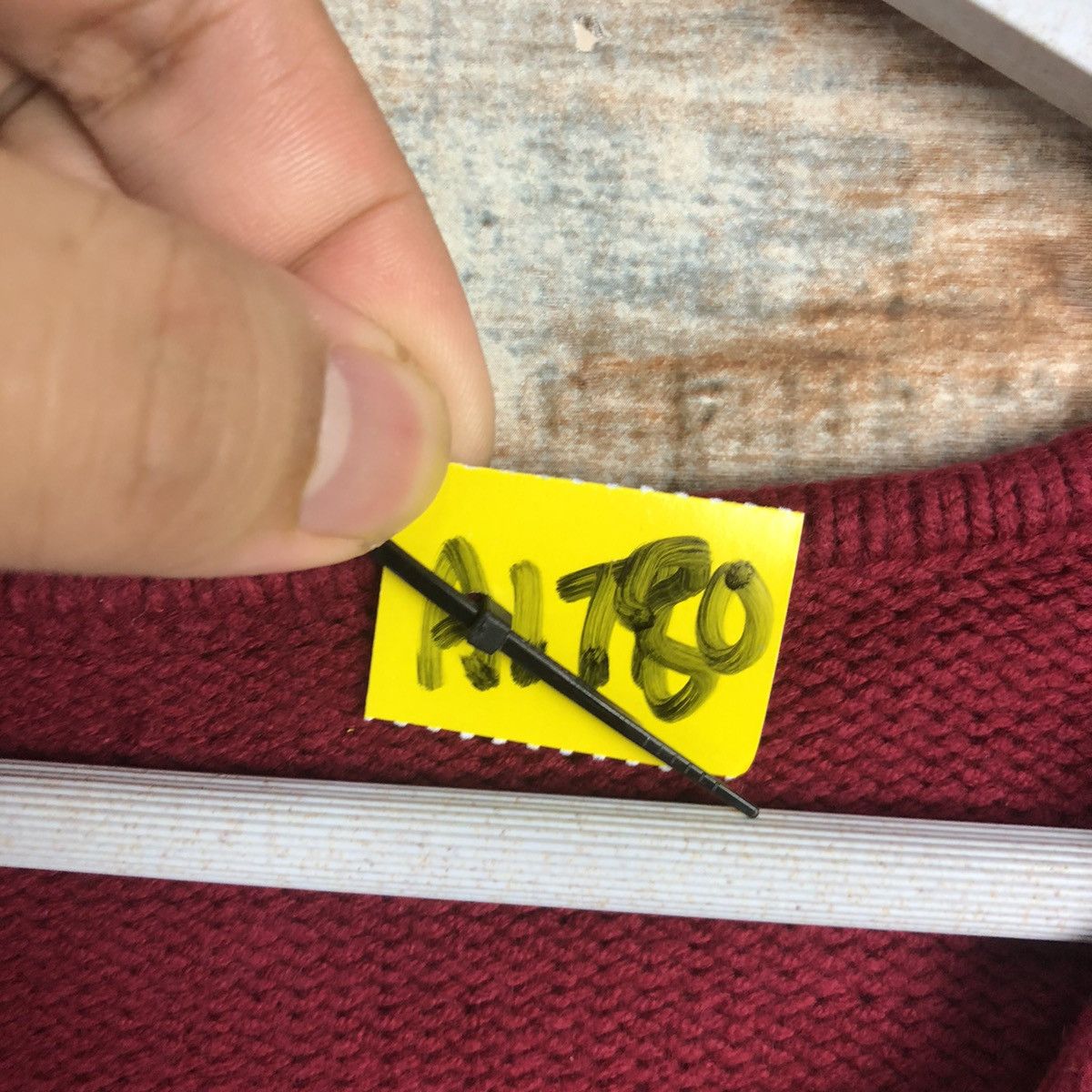 Homespun Knitwear × Japanese Brand Japanese Brand vintage ripped Red Knitwear #A1780 Size M / US 6-8 / IT 42-44 - 9 Thumbnail