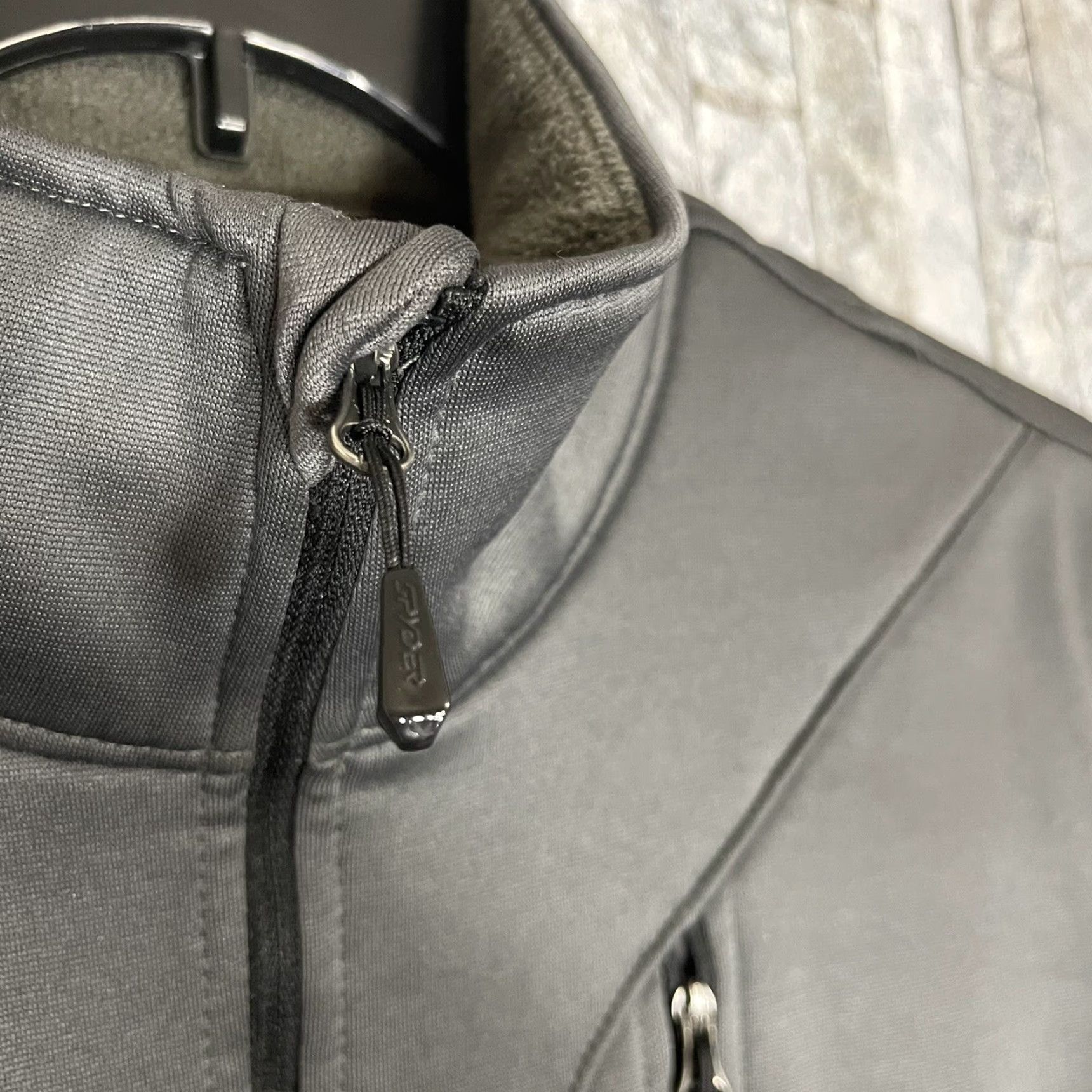 Spyder Spyder Dark Gray Quarter Zip Embroidered Pullover Jacket Men's M Size US M / EU 48-50 / 2 - 3 Thumbnail