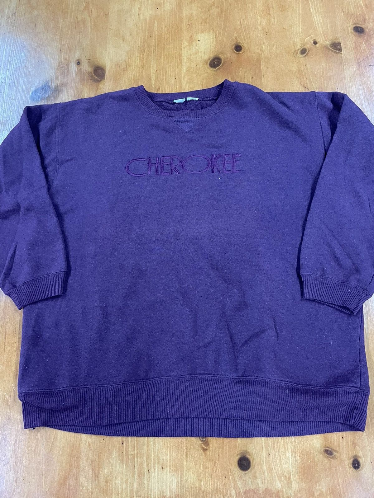 Vintage Vintage Crewneck Cherokee Embroidered Vintage Sweatshirt Size US XL / EU 56 / 4 - 1 Thumbnail