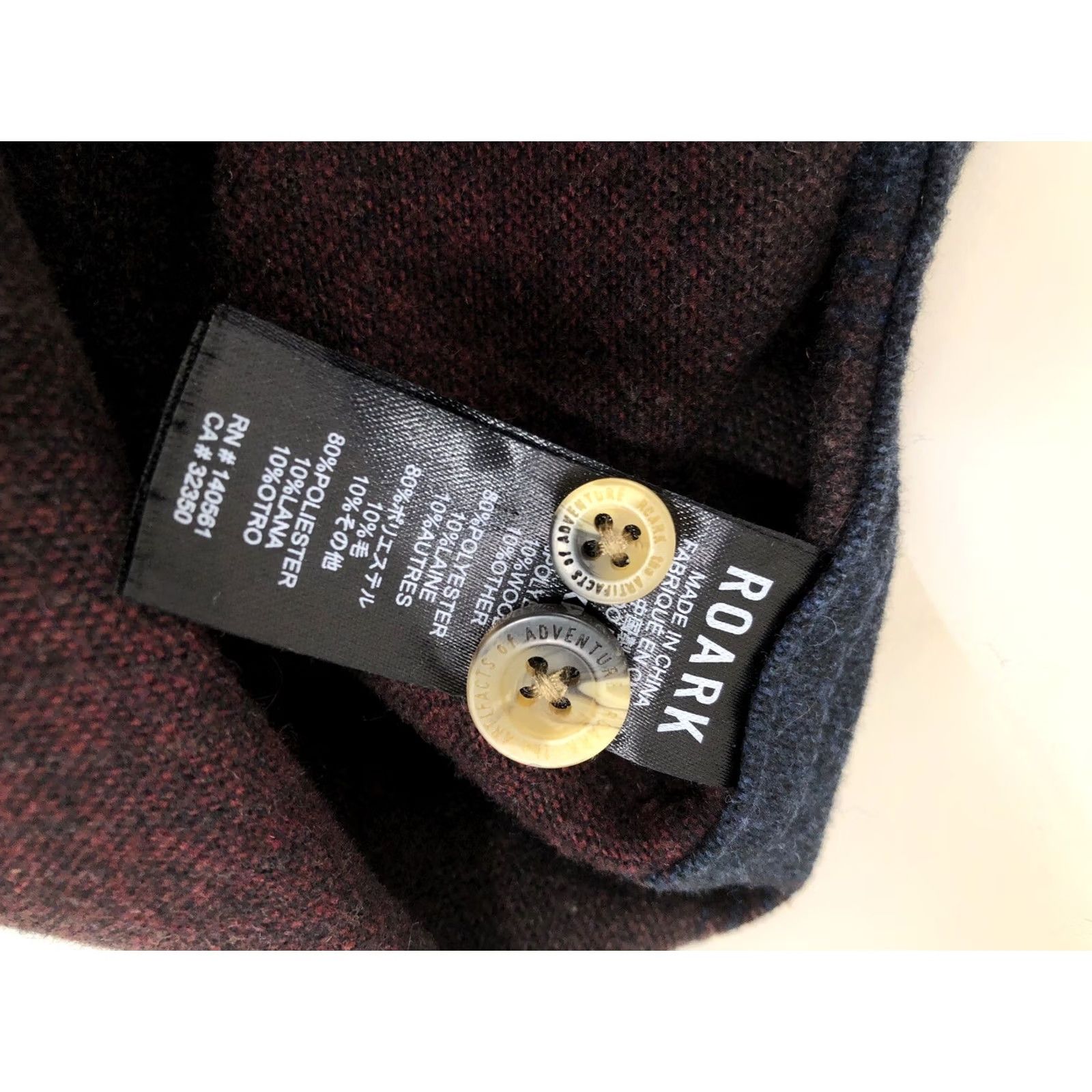 Roark Roark Heavy Duty WOOL BLEND Snap ELBOW PATCH Flannel XL Shirt - Jacket Size Size US XL / EU 56 / 4 - 6 Thumbnail