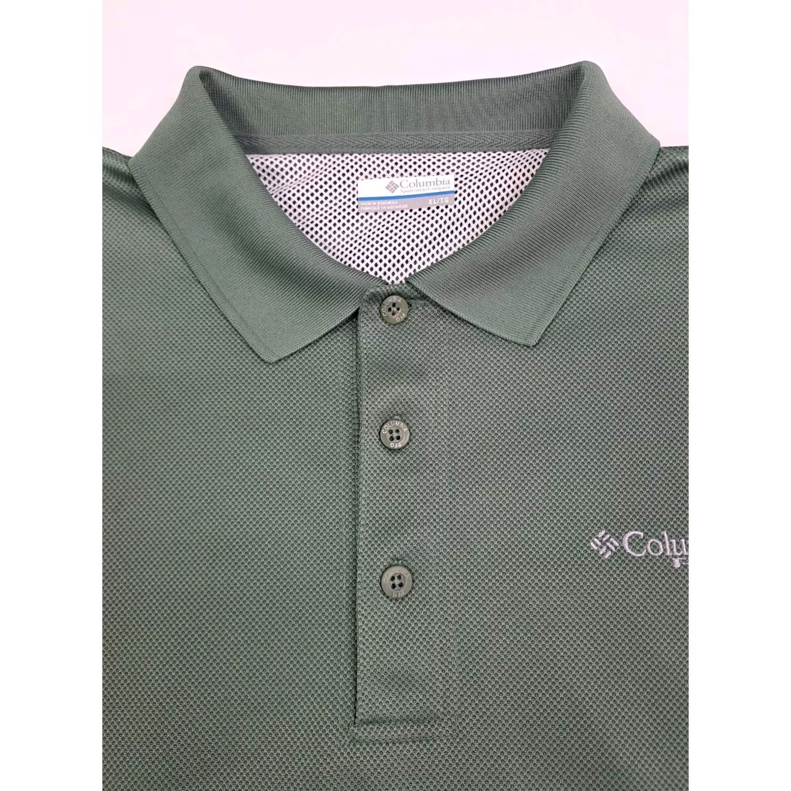 Vintage VINTAGE? No — Columbia PFG Mens Polo Shirt Green XL Breathable Moisture Wicking Supervised? No. Size US XL / EU 56 / 4 - 2 Thumbnail