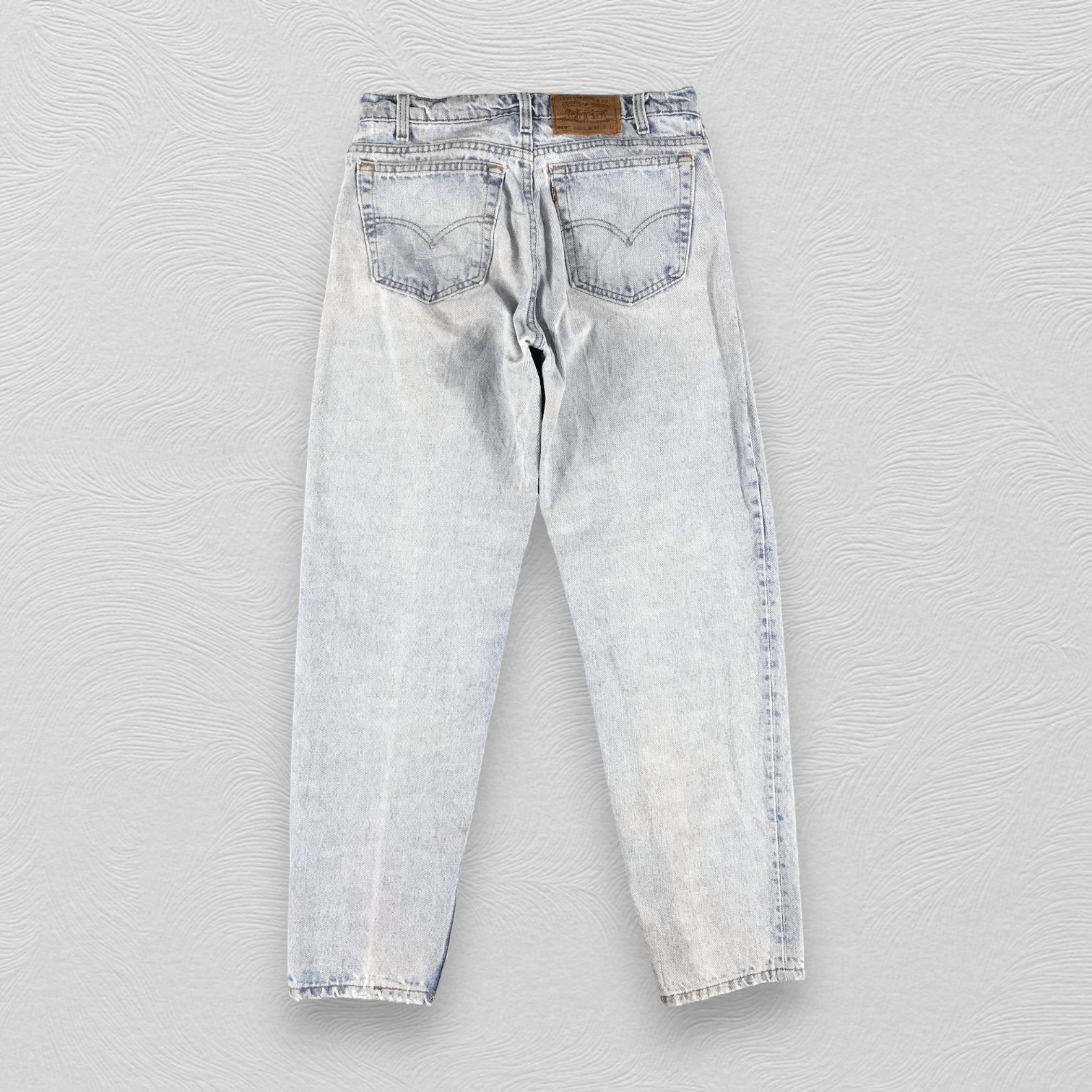 Levi's Vintage 90s Levi's 550 Jeans Lightwash Denim KJ1389 Size US 31 - 2 Thumbnail