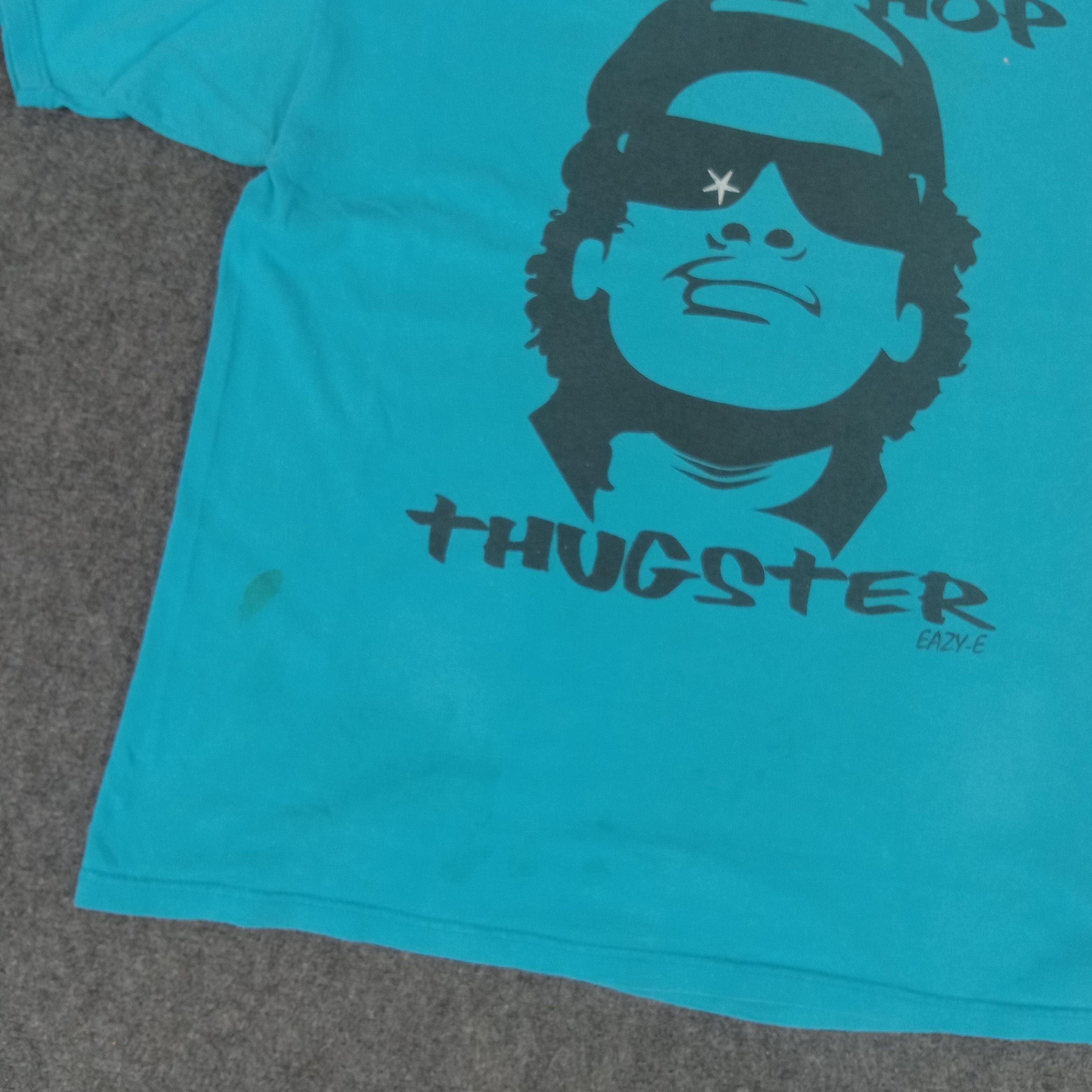 Rap Tees × Vintage Hip Hop Thugster American Rappers Baggy Tshirt Size US XXL / EU 58 / 5 - 2 Thumbnail