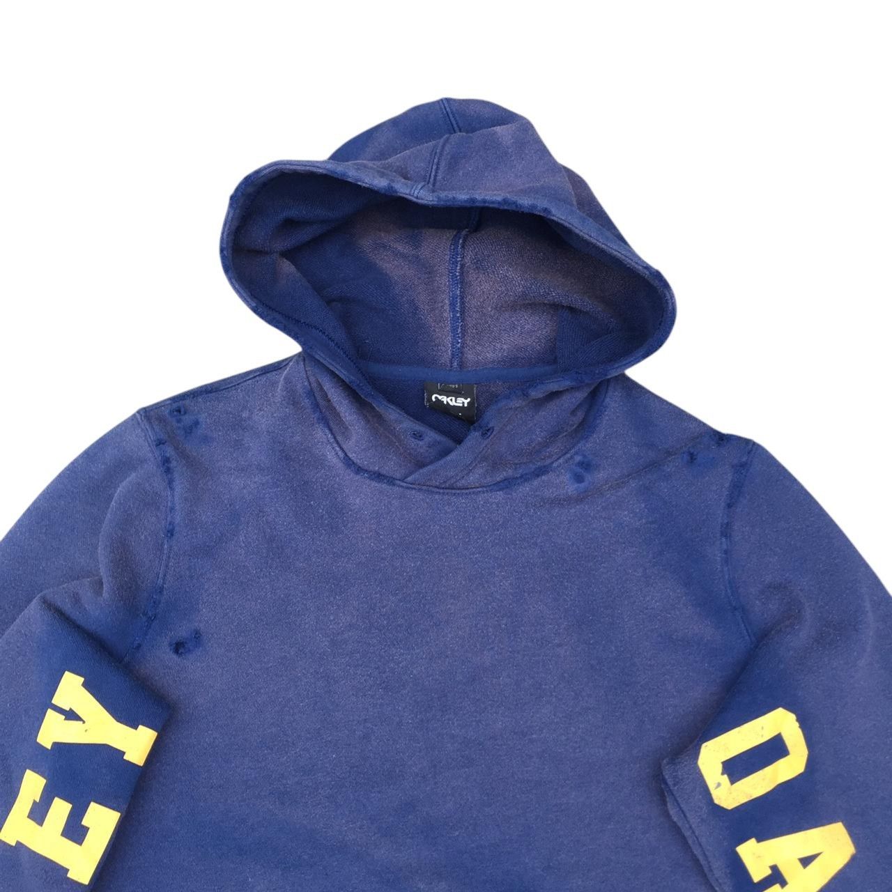 Oakley Vintage Oakley Distressed Sunfaded Pullover Hoodies Size US S / EU 44-46 / 1 - 3 Thumbnail