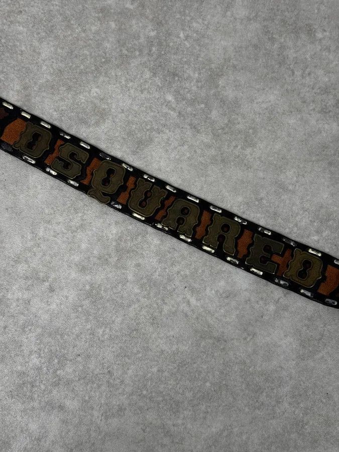 Dsquared2 Dsquared2 Brown Indian Details Leather & Copper Belt Size ONE SIZE - 7 Thumbnail