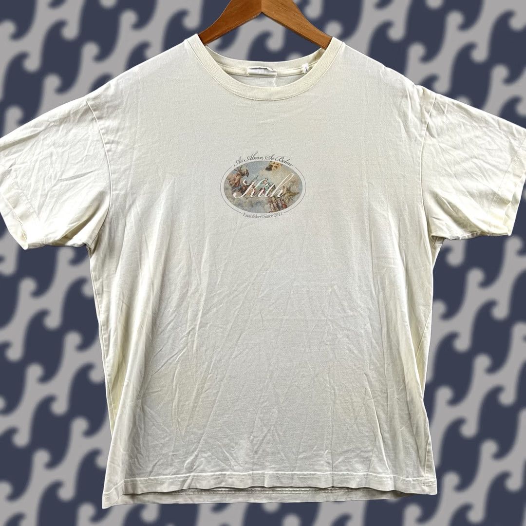 Kith Kith Jacobean Serif Logo vintage tee | Grailed