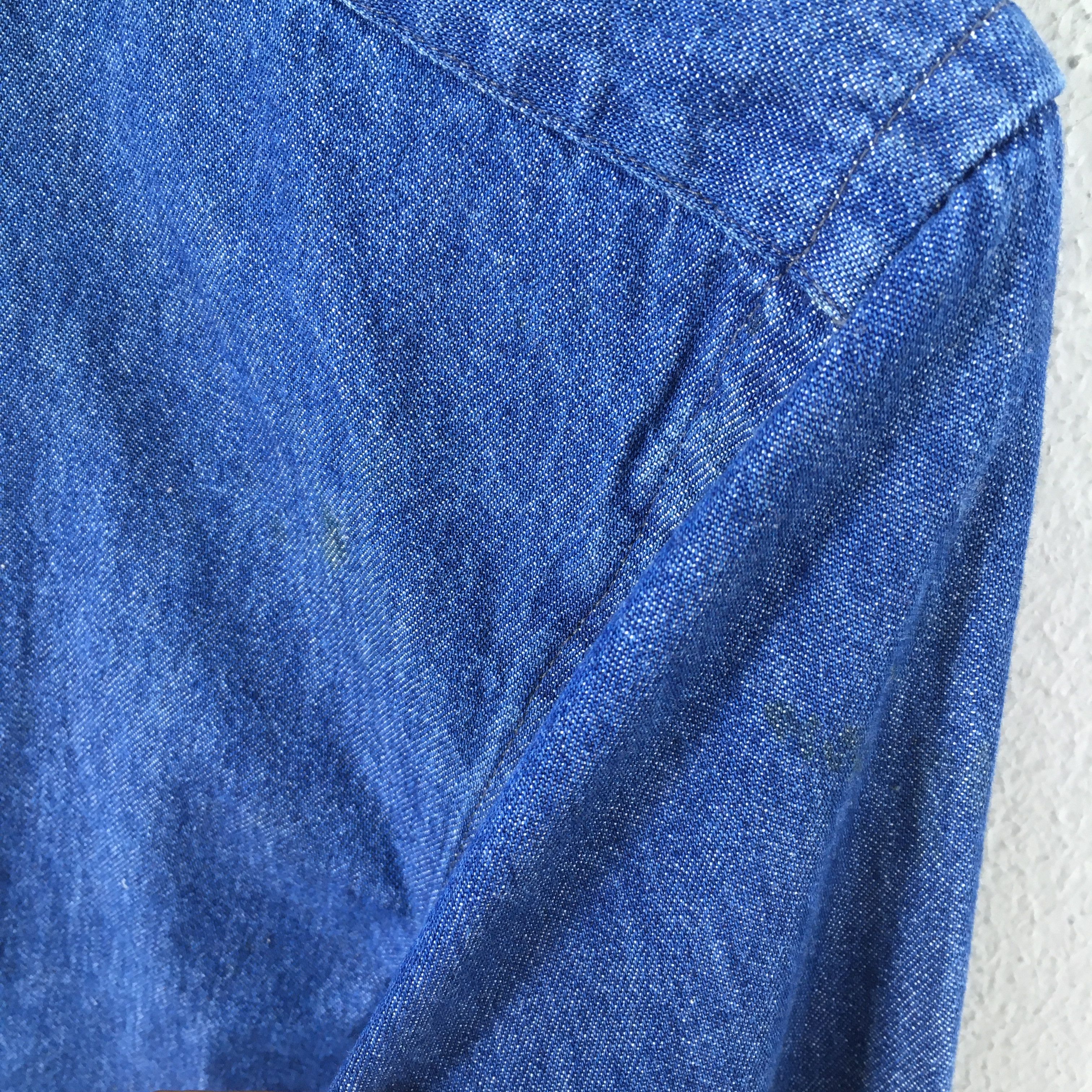 Polo Ralph Lauren Vintage 90s Polo Ralph Lauren Blue Jeans Shirt Medium Size US M / EU 48-50 / 2 - 8 Thumbnail