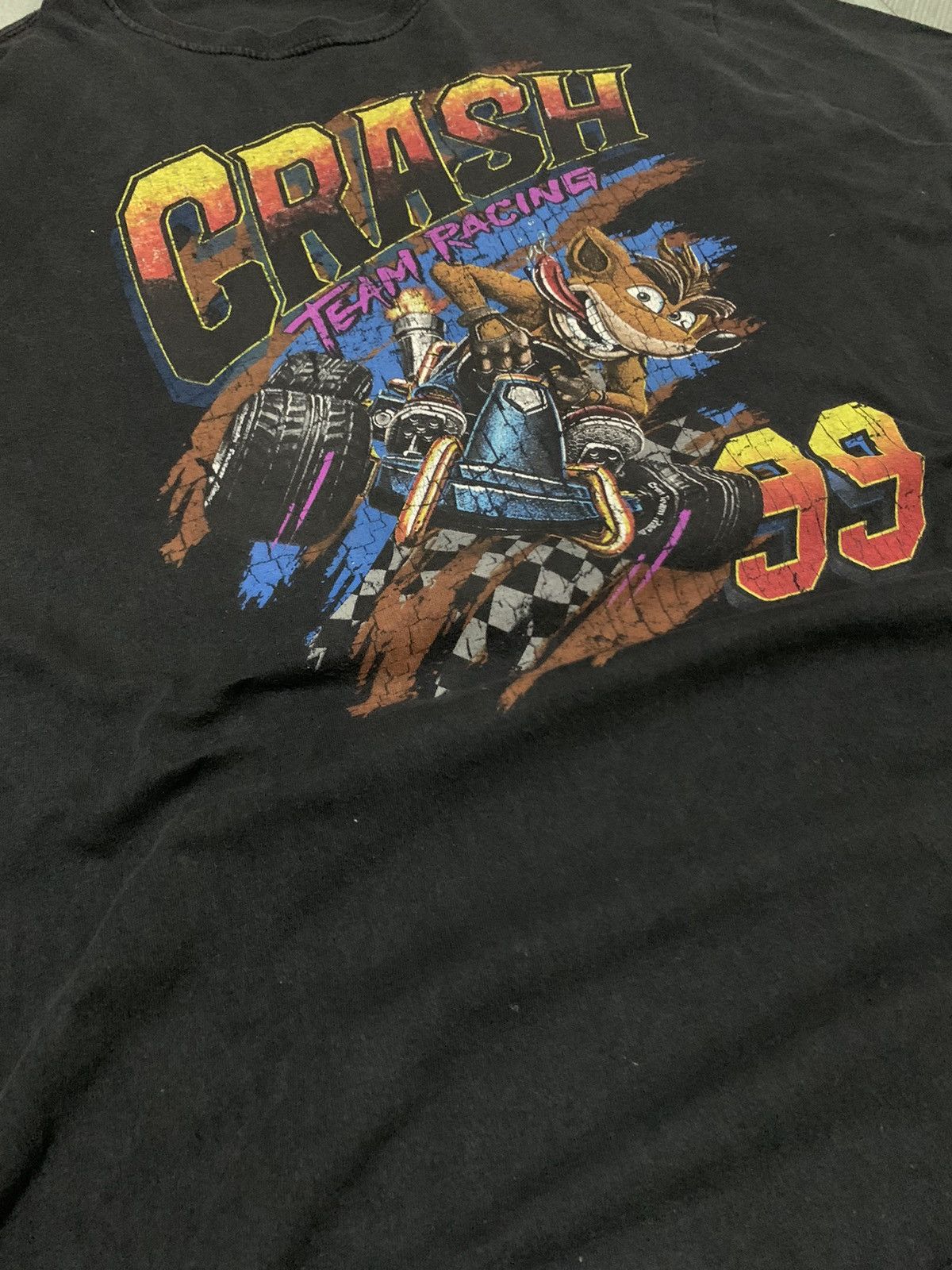 Japanese Brand Crash Team Racing Bandicoot Game Tee Size US XL / EU 56 / 4 - 2 Thumbnail