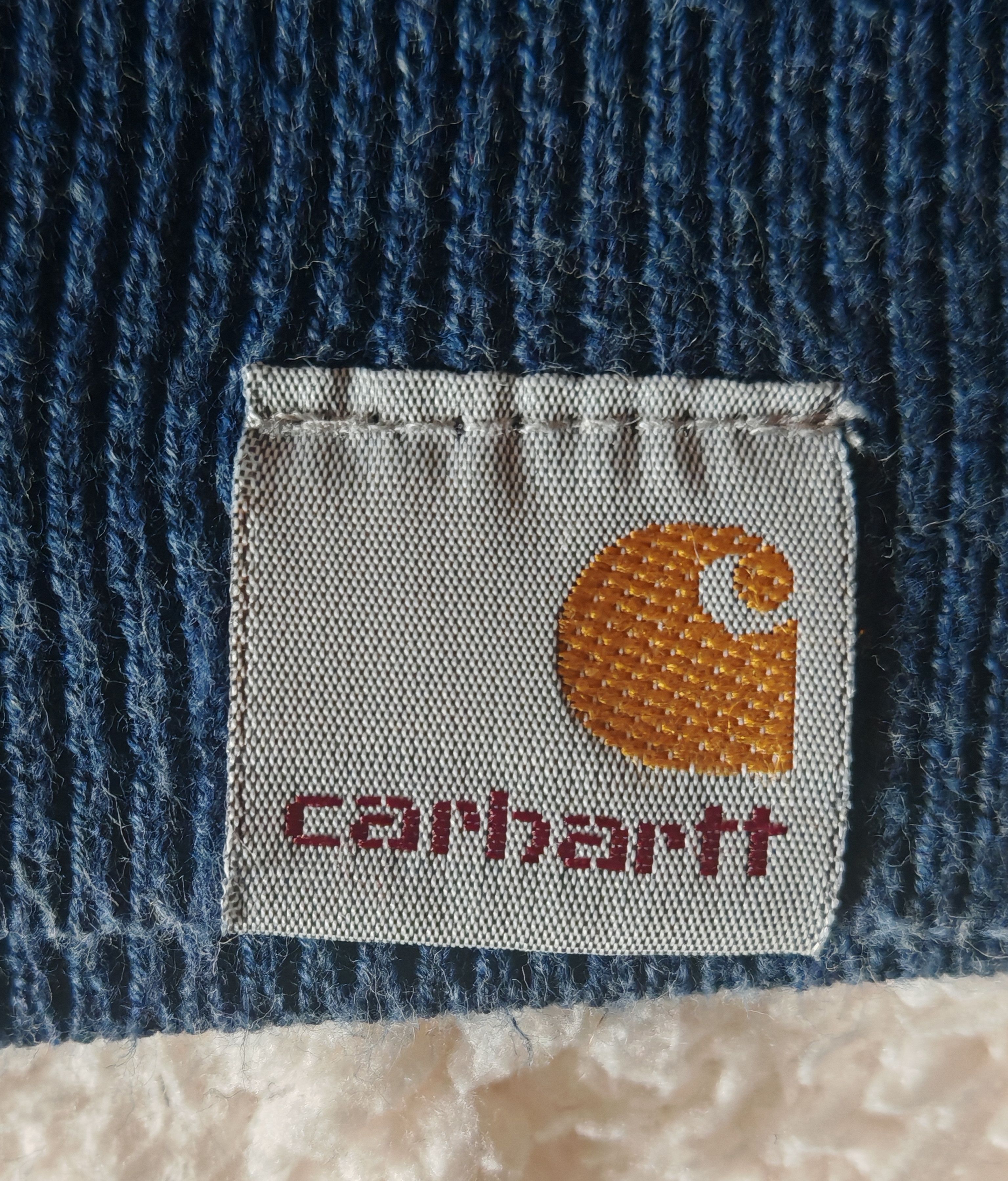 Carhartt Vintage Carhartt Blue Oxford Cardigan sz L grandpacore Size US L / EU 52-54 / 3 - 8 Thumbnail