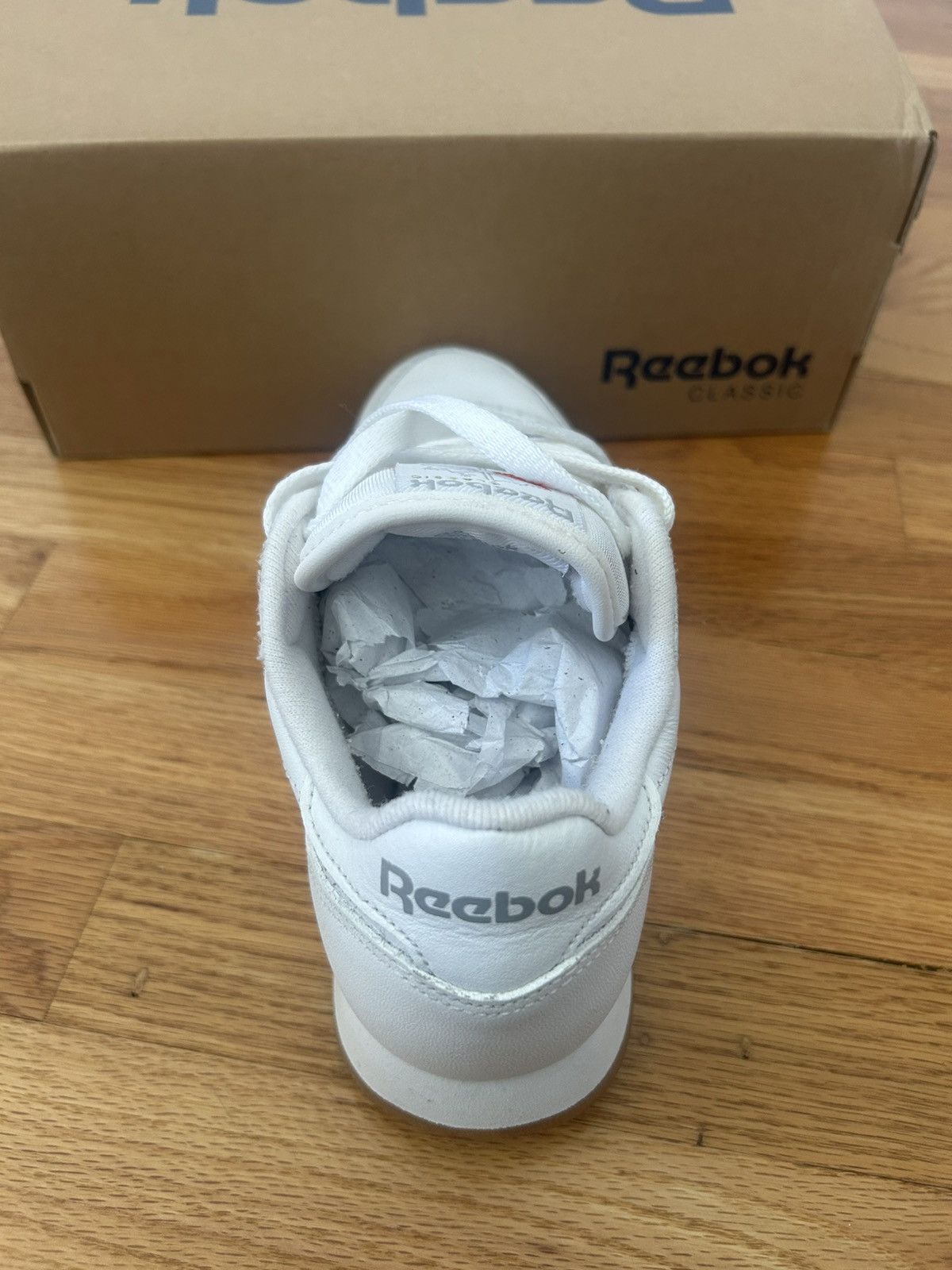 Reebok Reebok Classic Leather White Gum Brown Sole Size US 5.5 / IT 35.5 - 4 Thumbnail