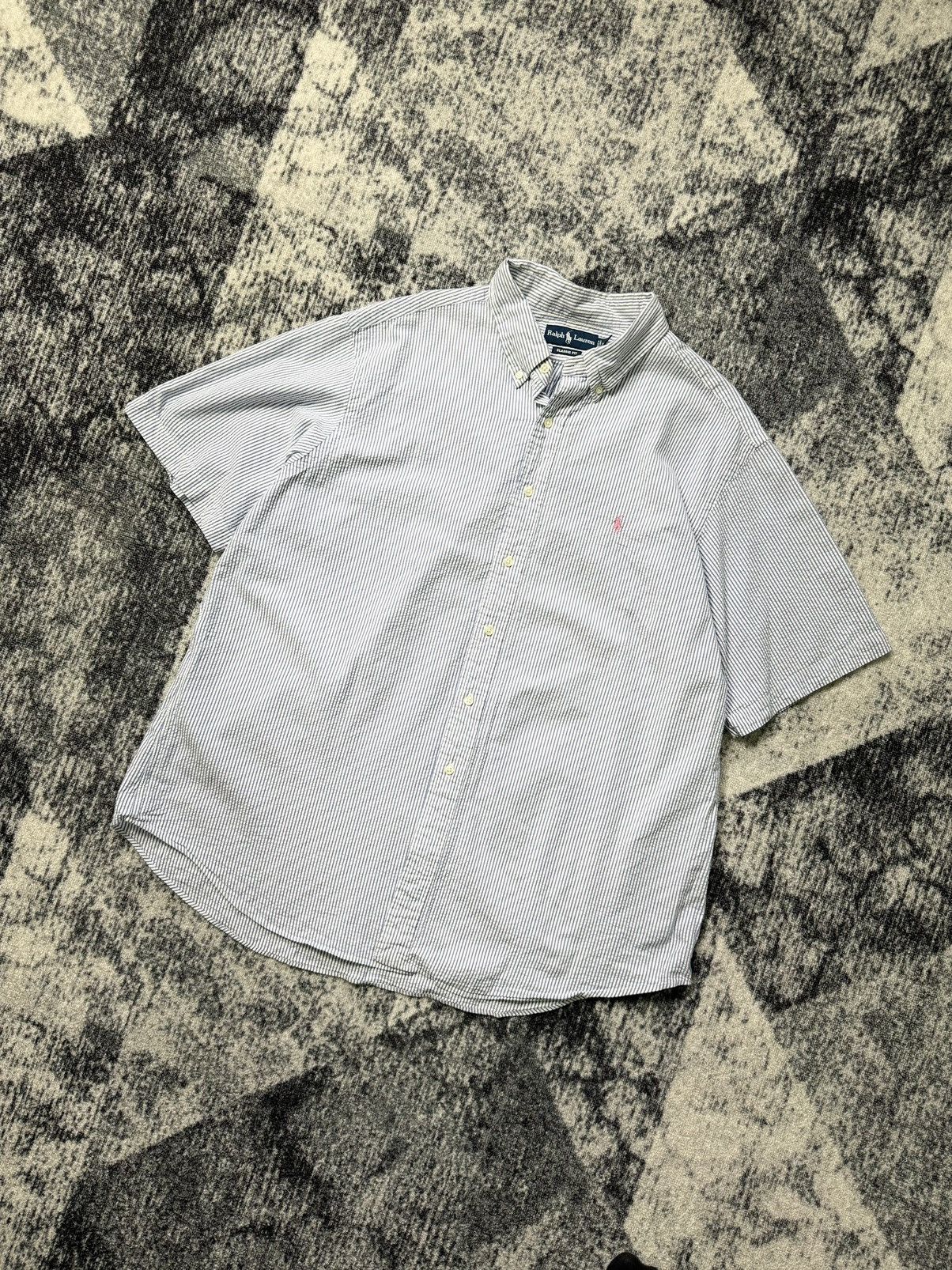 Polo Ralph Lauren Vintage Polo Ralph Lauren Shirt Button Ups Shorts Sleeve Y2K Size US XXL / EU 58 / 5 - 1 Thumbnail