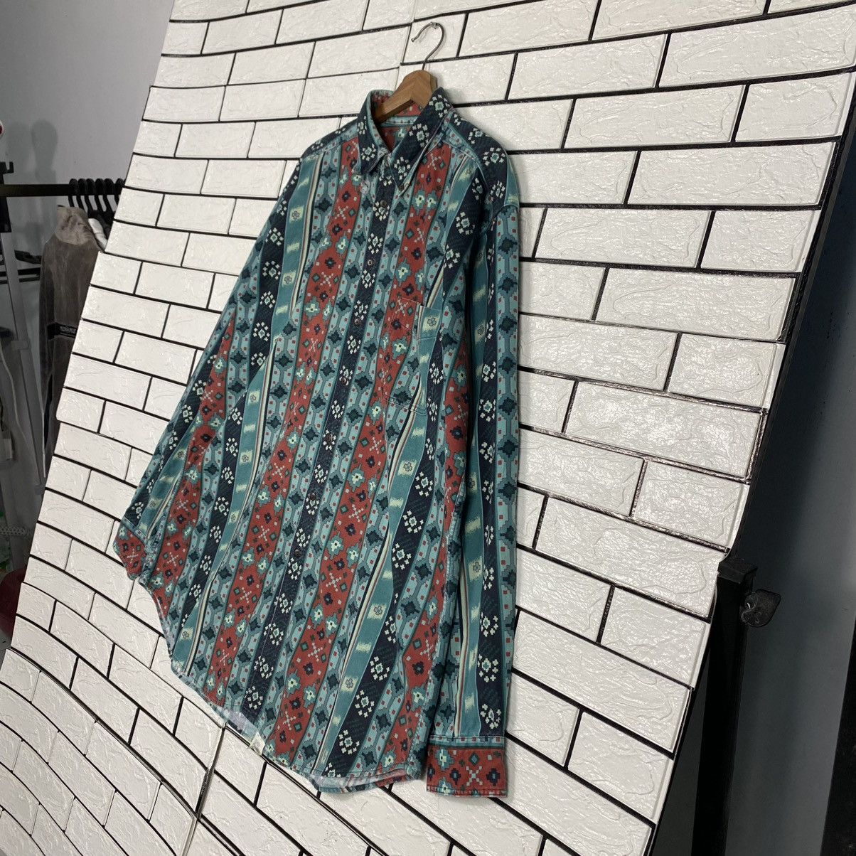 Woolrich Woolen Mills 🔥VINTAGE SHIRT JACKET BUTTON NAVAJO AZTEC WOOLRICH USA Size US XL / EU 56 / 4 - 2 Thumbnail
