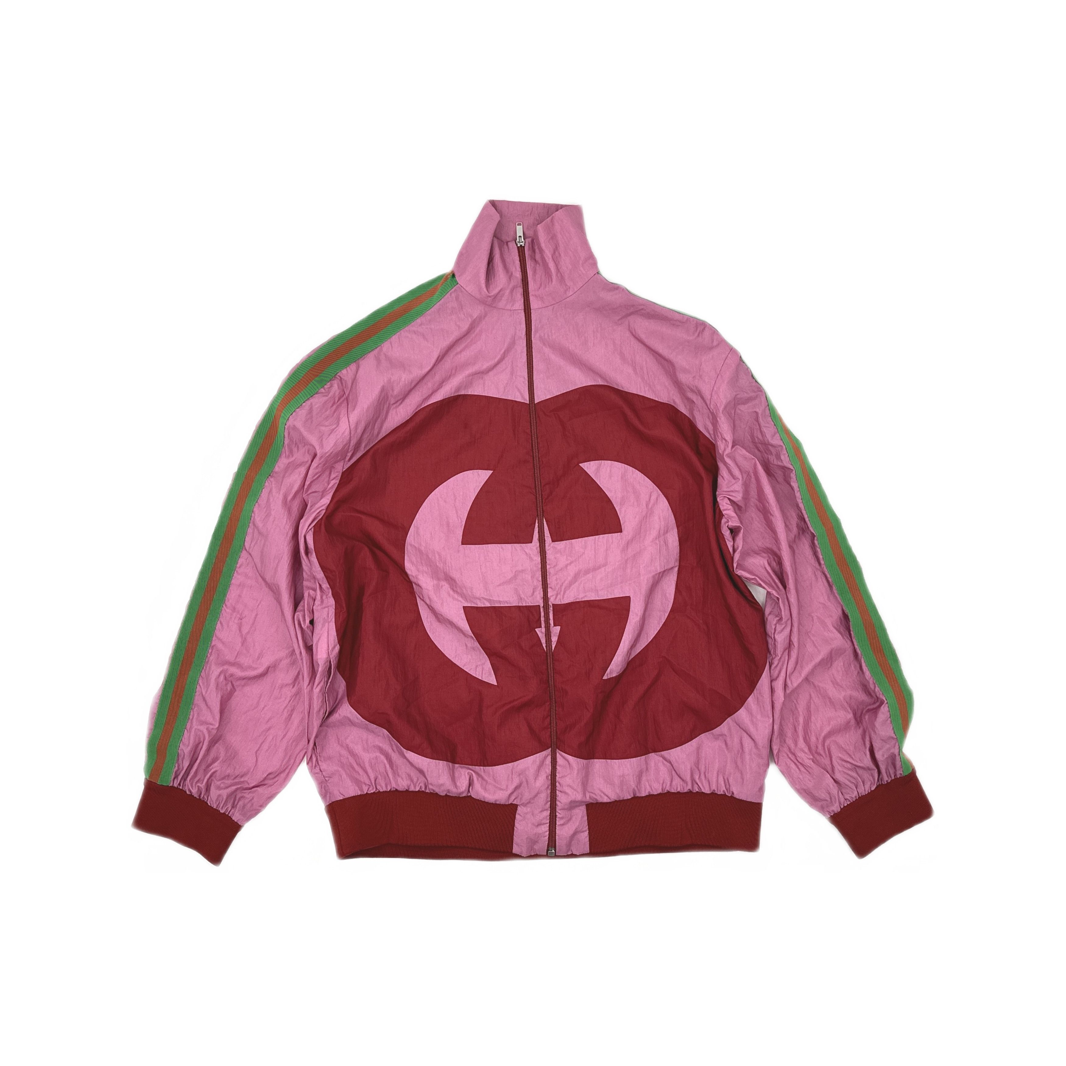 Gucci Gucci Logo Track Jacket Pink Size XL Size XL / US 12-14 / IT 48-50 - 1 Thumbnail