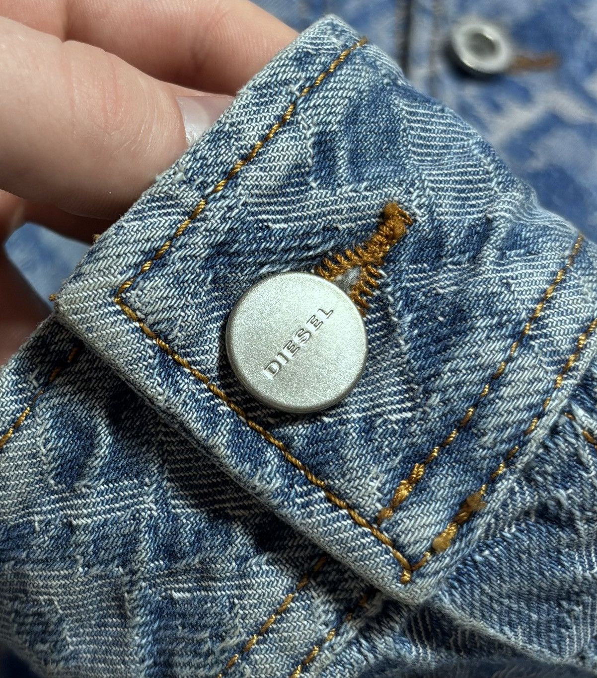 Diesel Diesel monogram jeans jacket S-M size Size US S / EU 44-46 / 1 - 6 Thumbnail