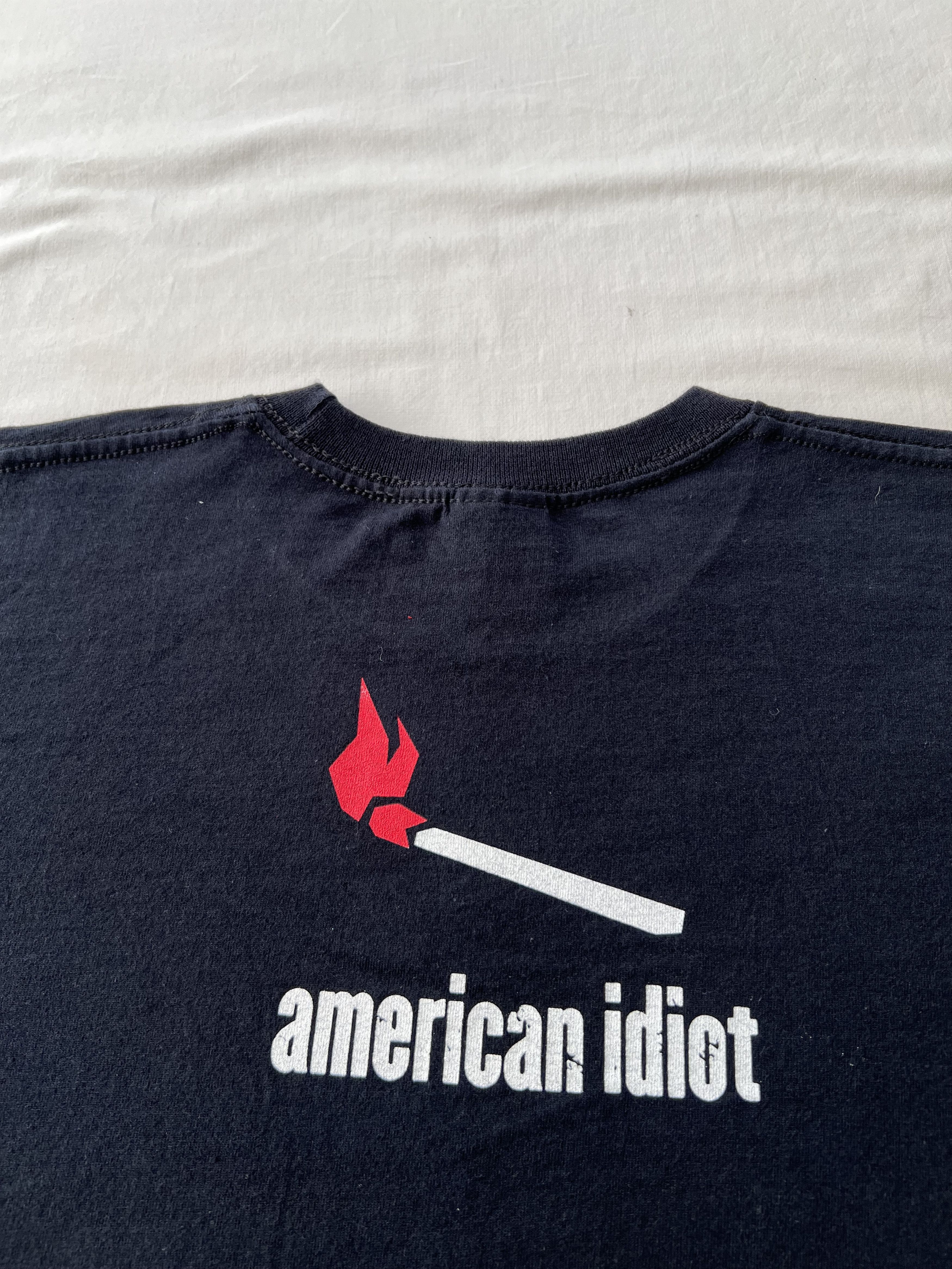 Band Tees Vintage 2005 Green Day American Idiot Black T-shirt Size US S / EU 44-46 / 1 - 13 Thumbnail