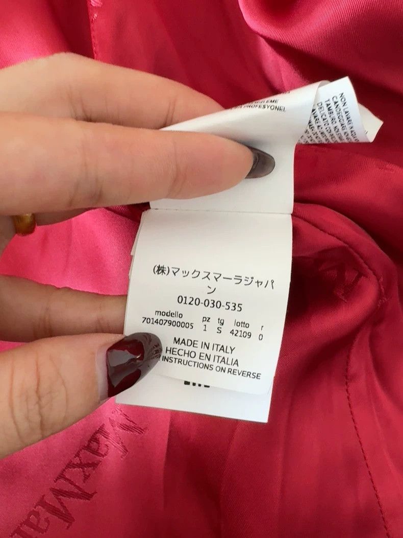 Max Mara Max Mara Genuine Teddy Bear Red Long Coat Size S / US 4 / IT 40 - 7 Thumbnail