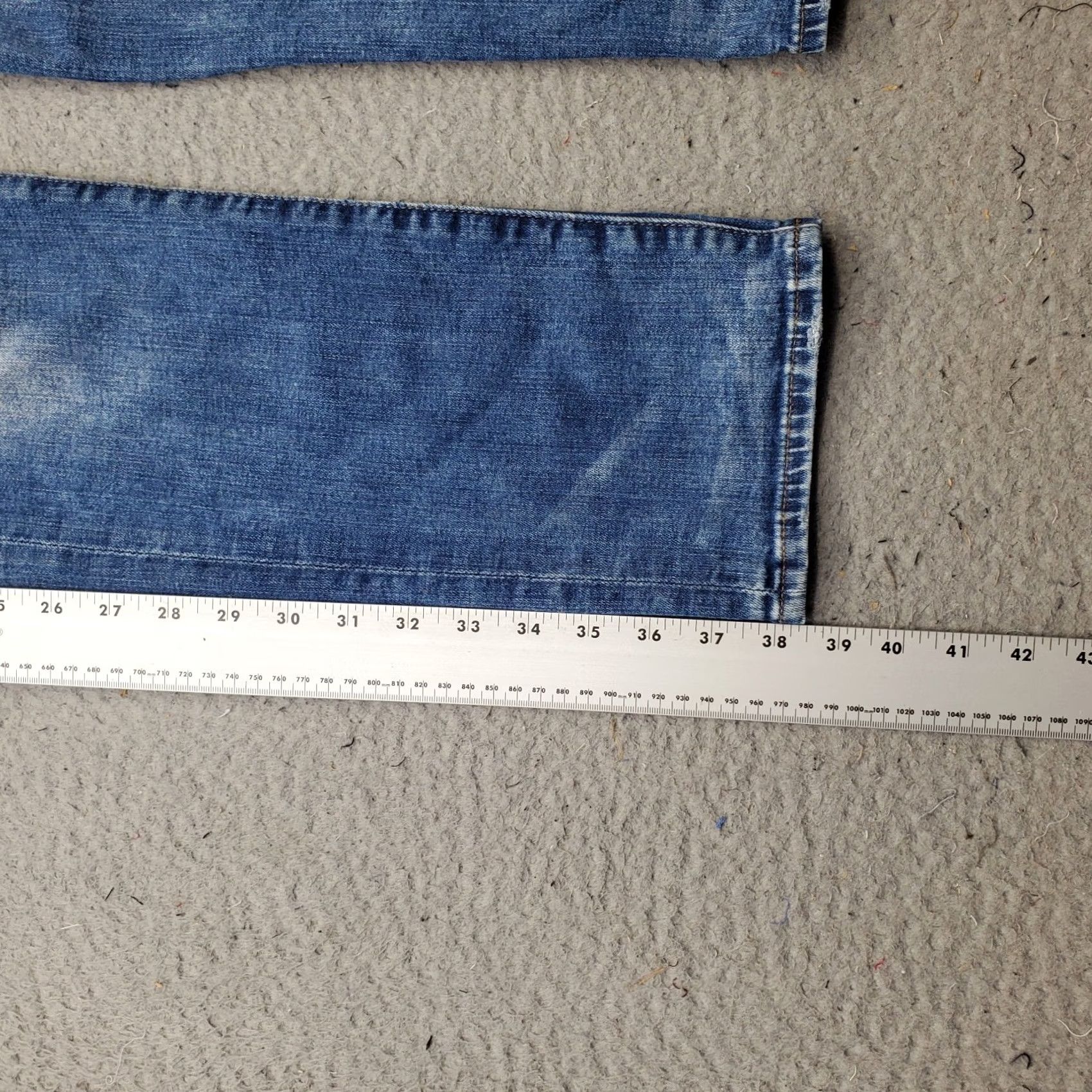 American Eagle Outfitters American Eagle Outfitters Jeans Womens 29x30 Blue Denim Distressed Regular Straight 5-Pocket Design Denim Blue Menus: N/A Size 29" - 3 Thumbnail