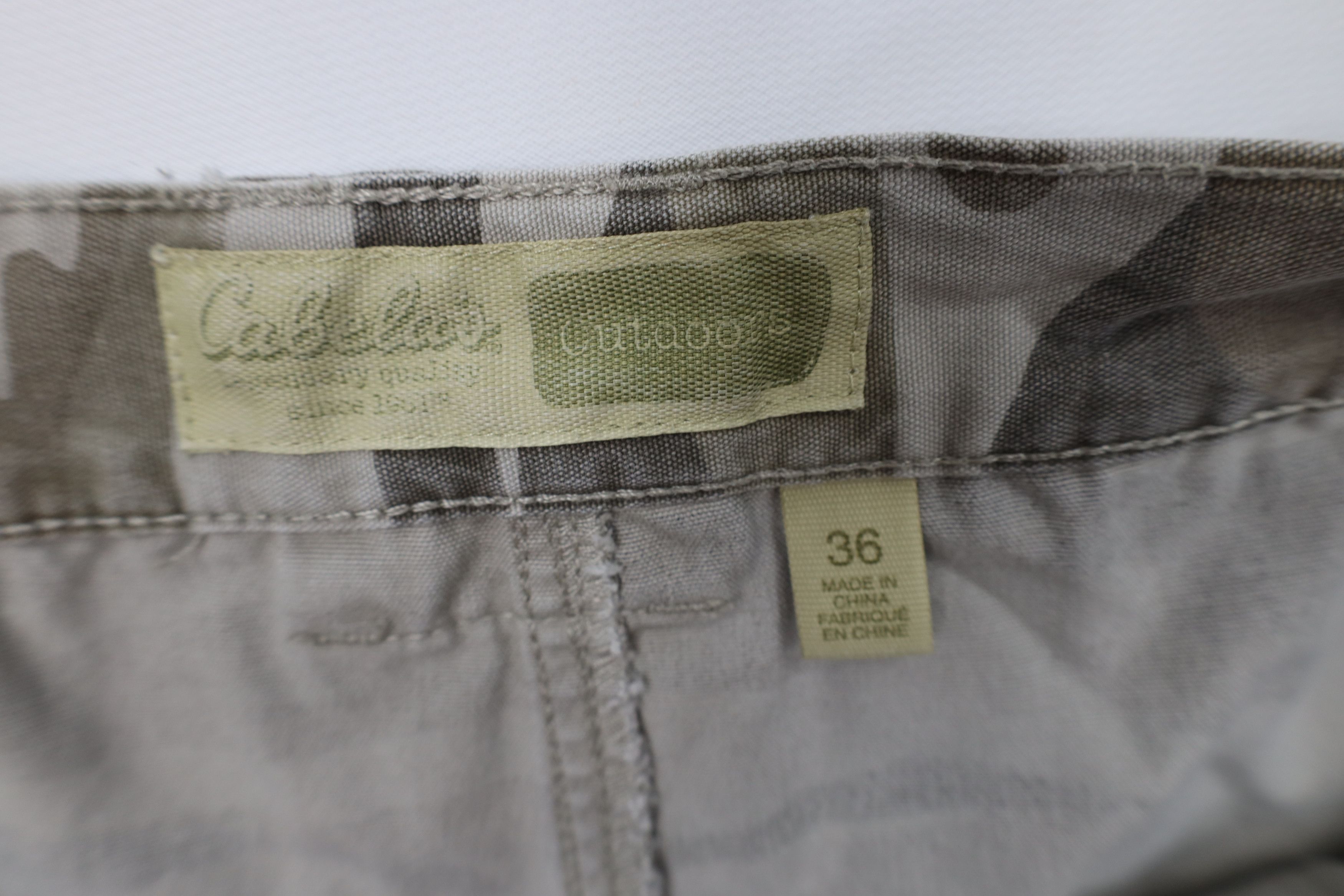 Cabelas Vintage Cabelas Knee Canvas Camouflage Cargo Shorts Cotton Size US 36 / EU 52 - 6 Thumbnail