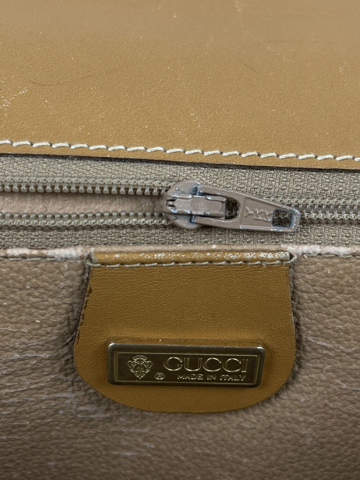 Designer × Gucci × Paolo Gucci RARE VTG 60's Supreme GG Monogram Guccissima Leather Cross-body Shoulder Bag Size ONE SIZE - 15 Thumbnail