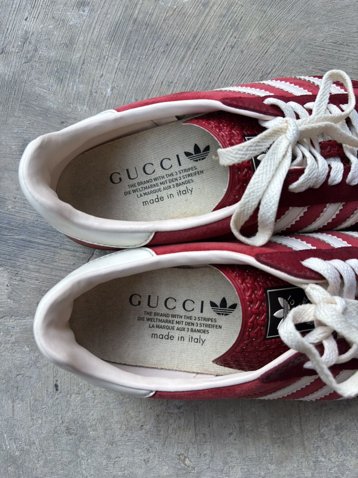 Adidas × Gucci Adidas x Gucci Gazelle ‘Red Softy Velvet’ Size US 7 / EU 40 - 8 Thumbnail