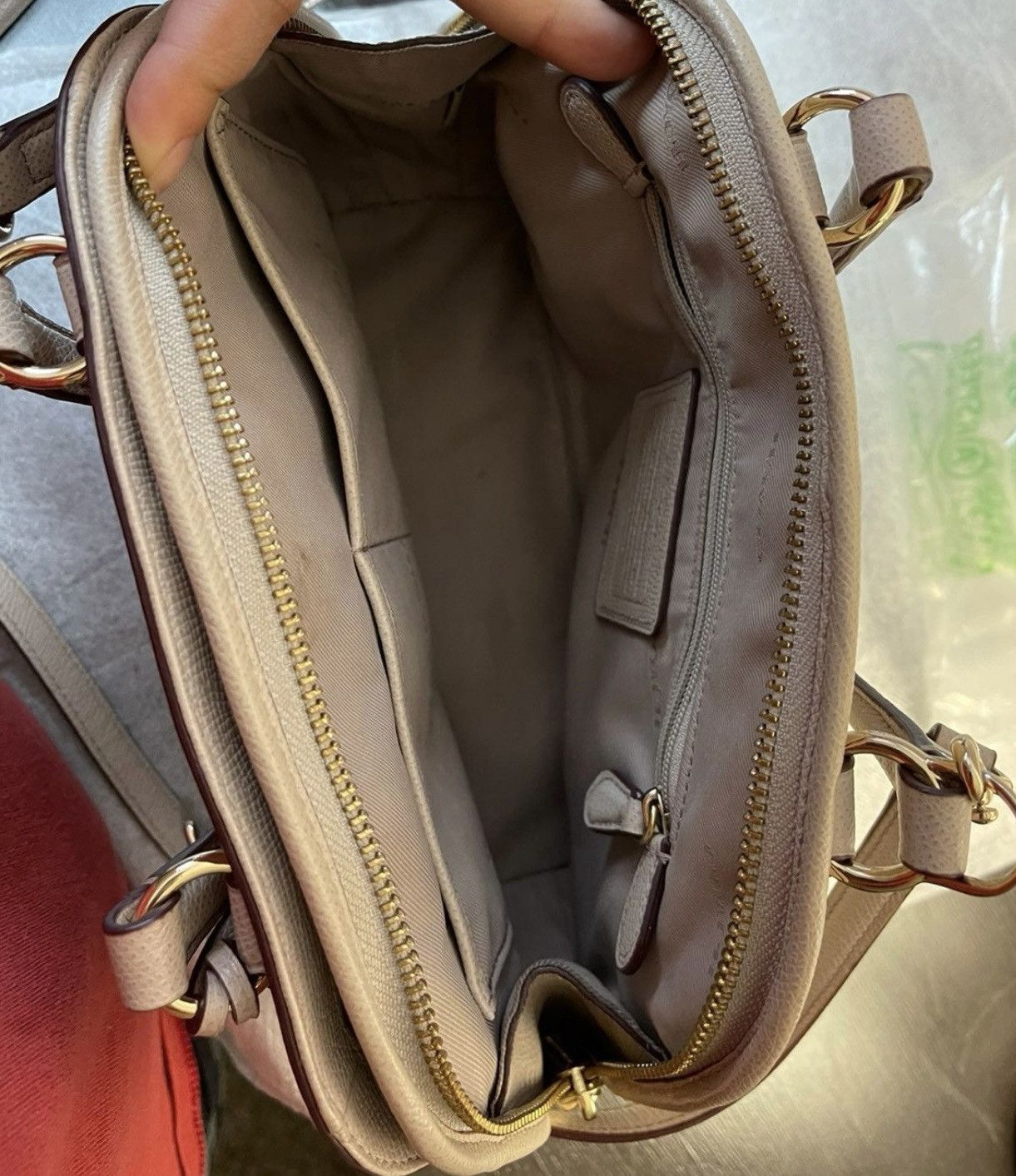 Coach Coach Beige Leather Street Prince Satchel Bag Size ONE SIZE - 4 Thumbnail