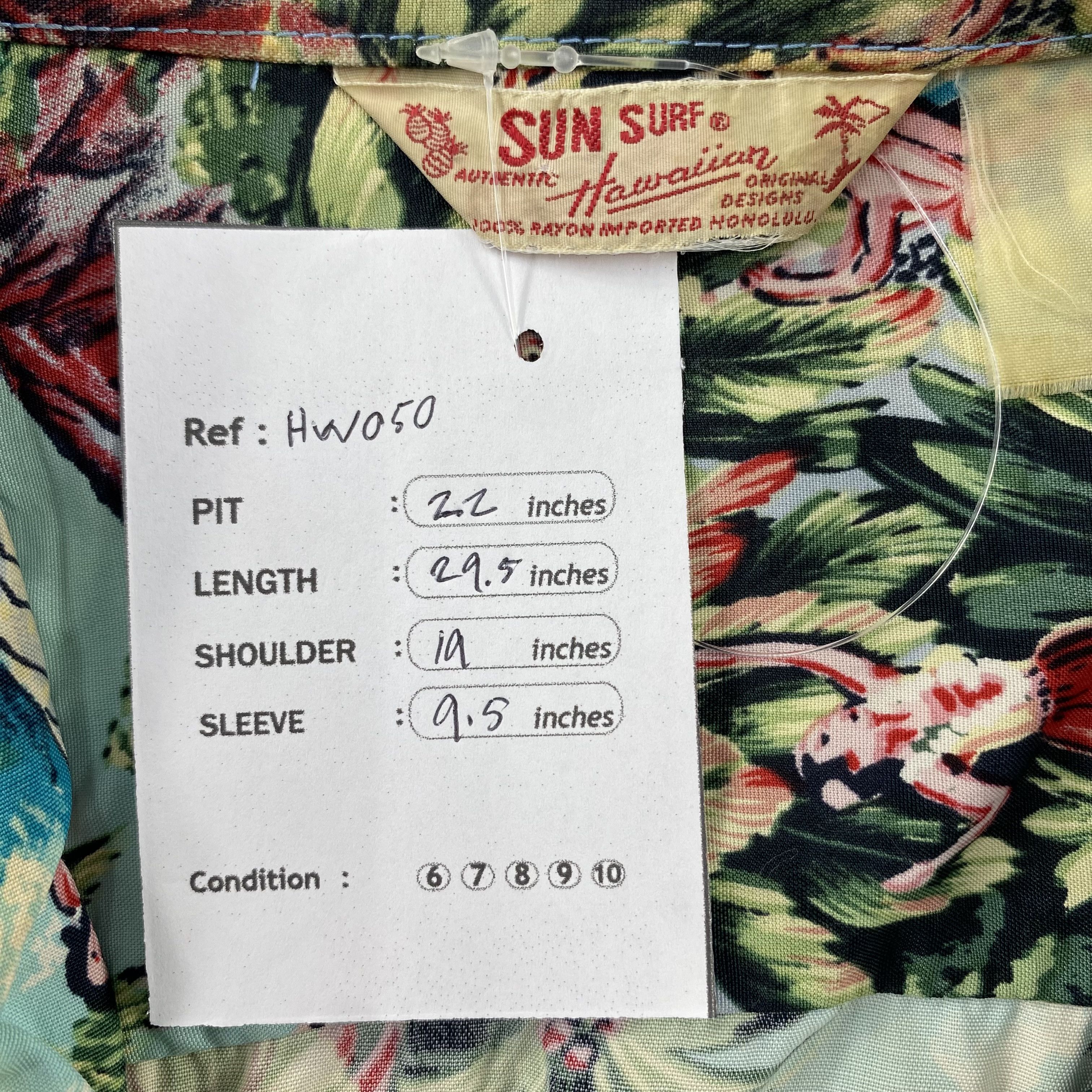 Sun Surf Sun Surf Tropical Scenic Aloha Hawaiian Shirt HW050 Size US L / EU 52-54 / 3 - 14 Thumbnail