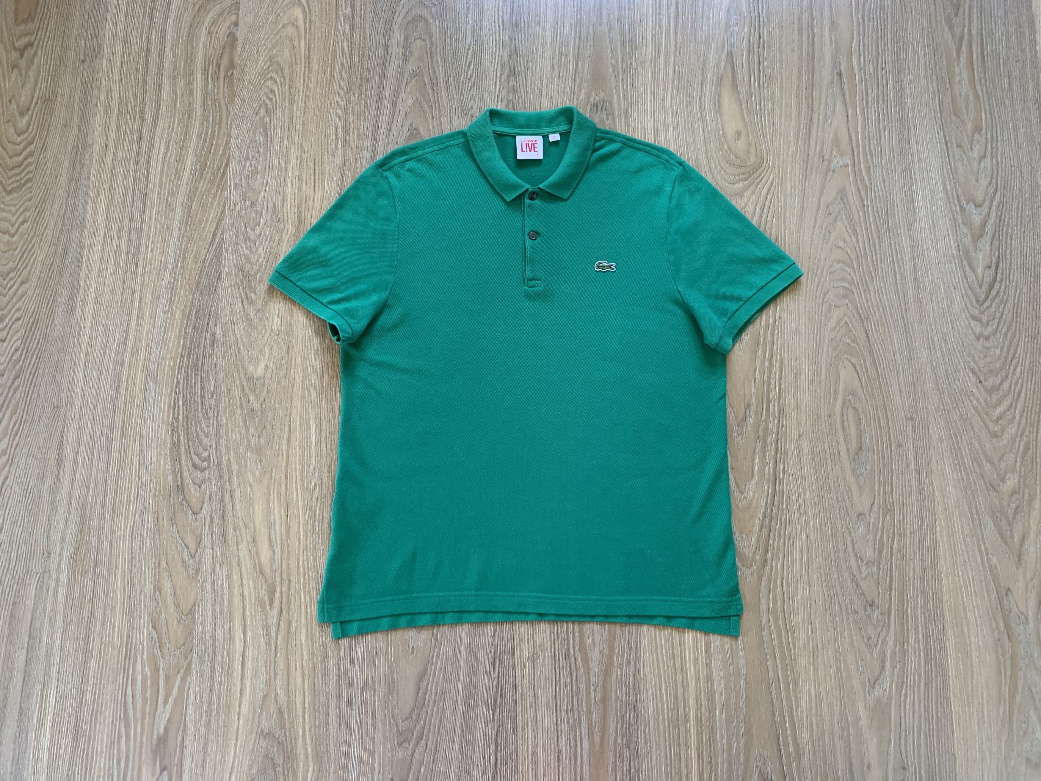 Lacoste × Vintage Lacoste Live Green Polo T Shirt Size US M / EU 48-50 / 2 - 1 Thumbnail