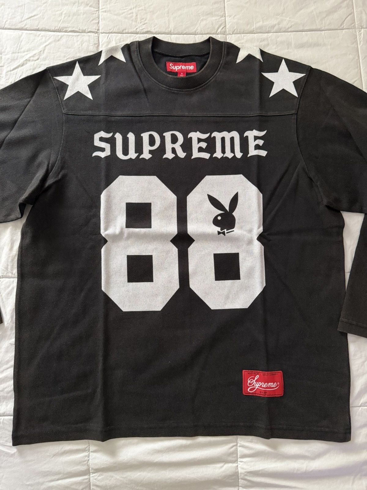 Playboy × Supreme Supreme Playboy LS Football Top Size M | Grailed
