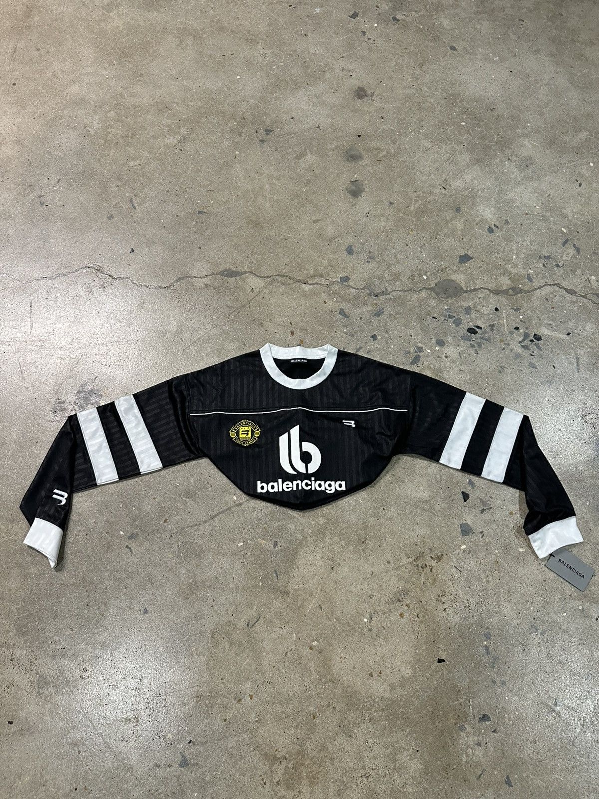 Balenciaga Soccer Hood Scarf (SS22) Black (Brand New)