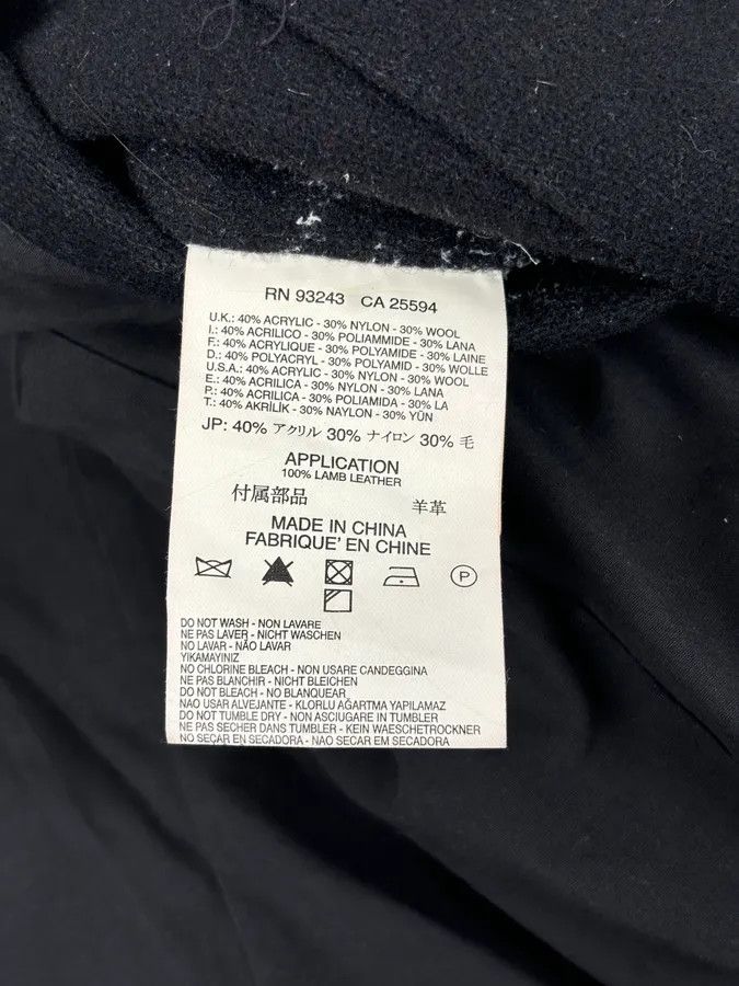 Diesel 2010s Diesel Black Buttoned Officer Wool Peacoat Size US M / EU 48-50 / 2 - 12 Thumbnail