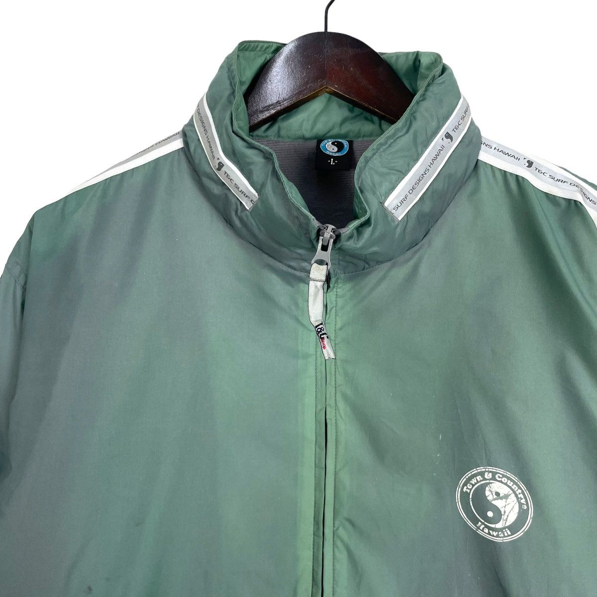 Sun Surf Vintage T&C Surf Style Jacket Faded Green Style Full Zipp Size US L / EU 52-54 / 3 - 8 Thumbnail
