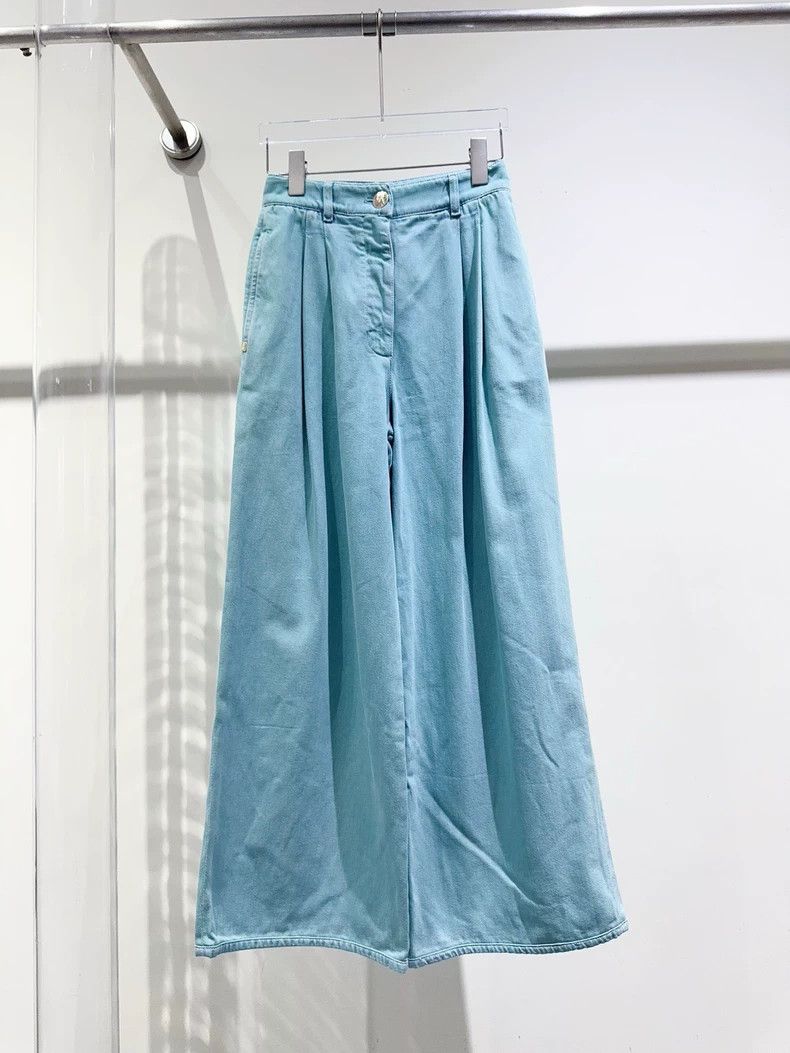Chanel Chanel 21 Spring and Summer Jeans Wide Legs 2503-Nextarrow Size 24" / US 00 / IT 34 - 1 Thumbnail