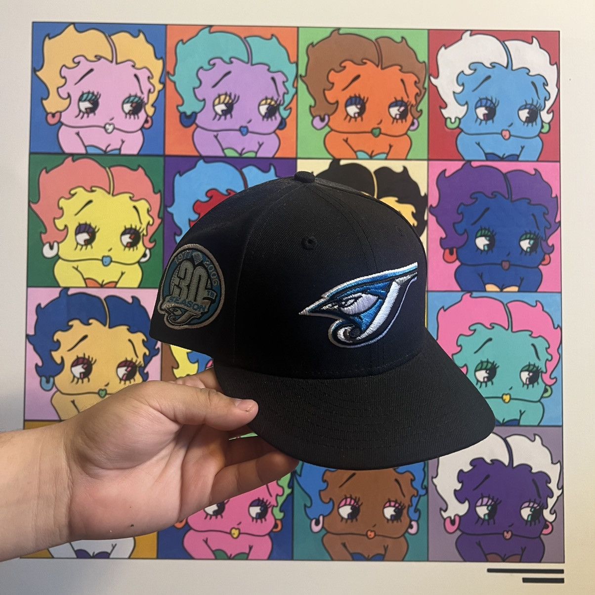 Hat Club Hat Club Toronto Blue Jays 30th Season Patch Blue UV 7 1/4 Size ONE SIZE - 1 Thumbnail