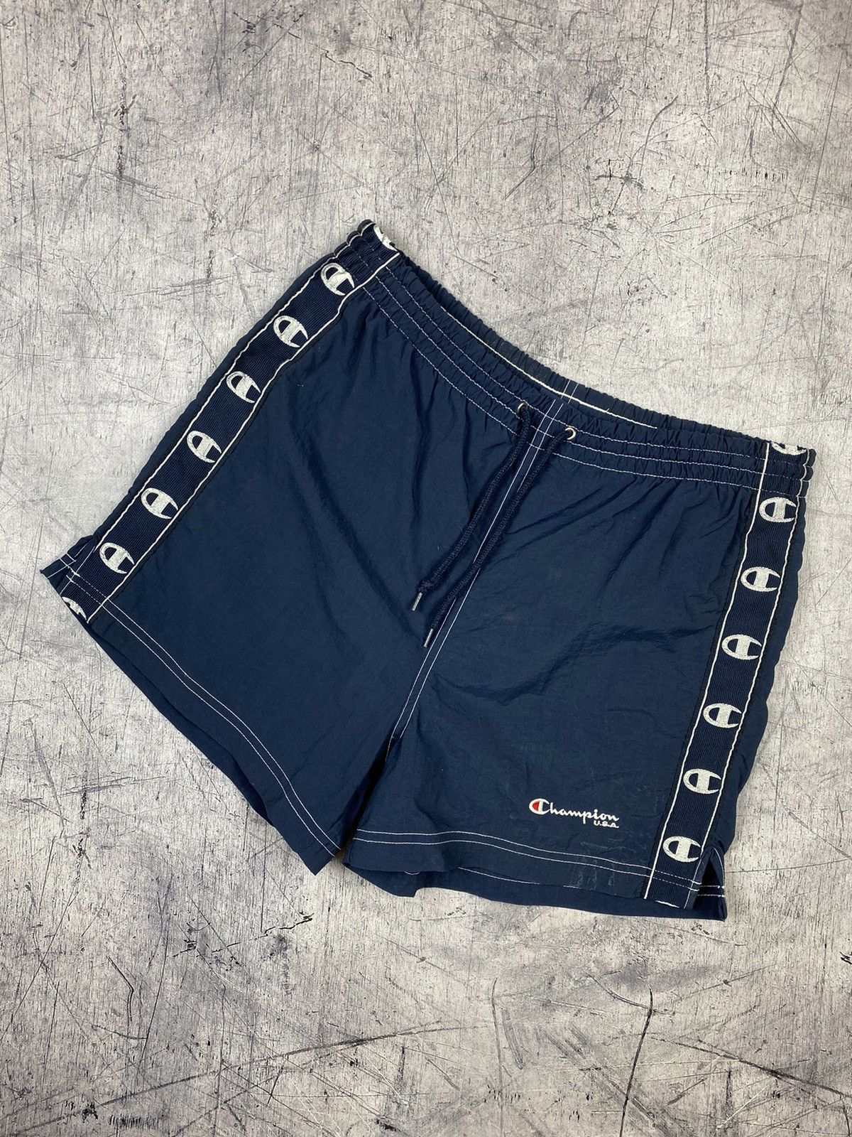 Champion × Vintage Vintage Champion Lampas Y2K Shorts Size S Size US 32 / EU 48 - 2 Thumbnail