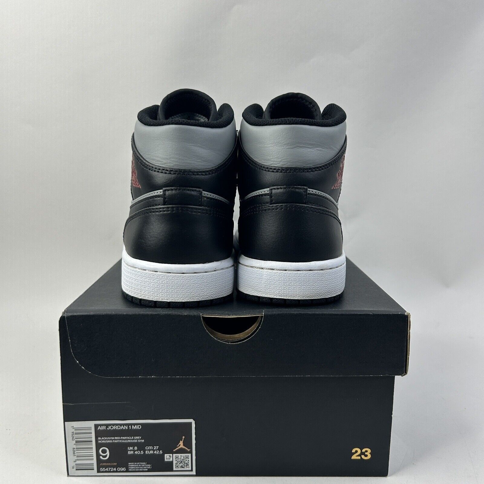 Nike Nike Air Jordan 1 Mid Retro “Shadow/Bred” 2024 Size US 9 / EU 42 - 5 Thumbnail