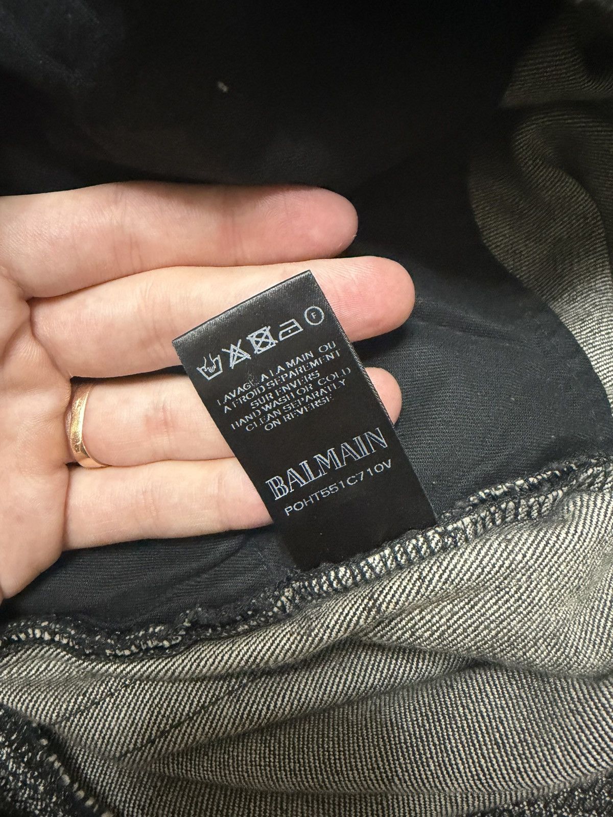 Balmain 2011 Balmain Biker Denim Size US 31 - 9 Thumbnail