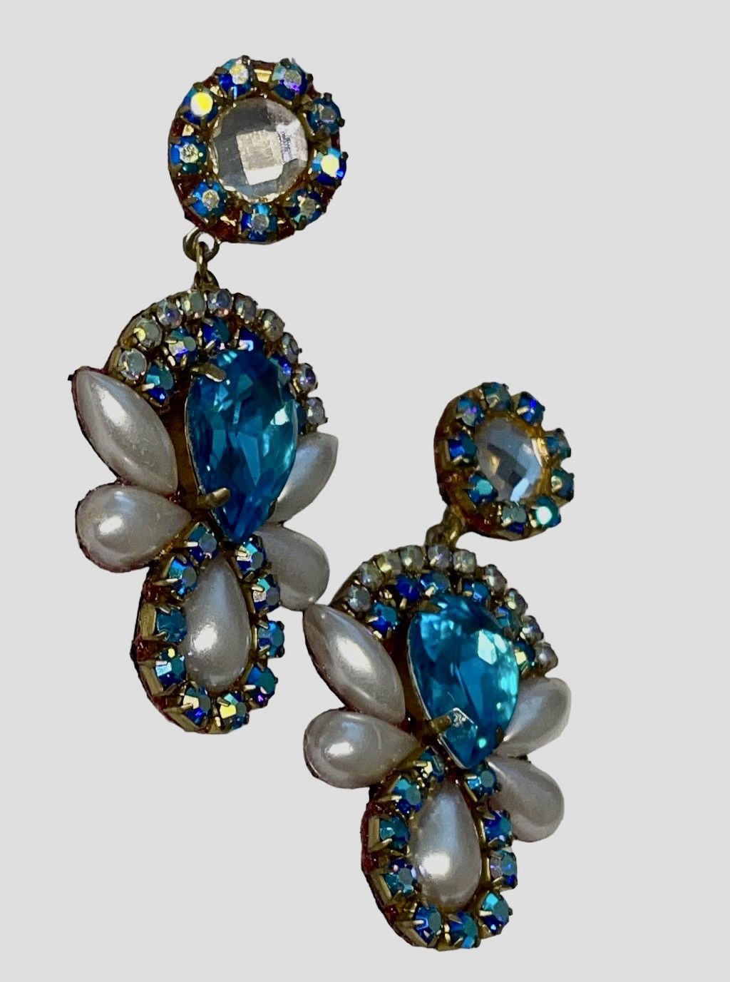 Vintage Vintage Art Deco Czech Crystal Chandelier Vintage Earrings Size ONE SIZE - 11 Thumbnail