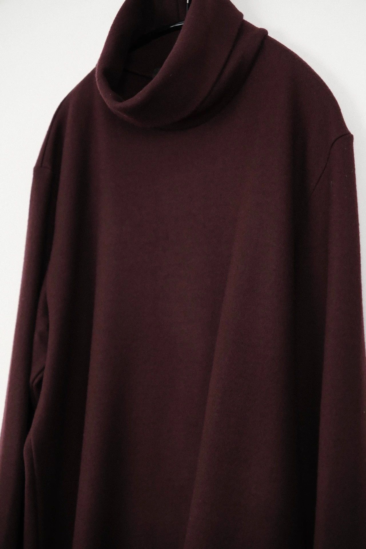 Yohji Yamamoto Yohji Yamamoto 05AW yohji High Neck Bordeaux Red Knit 3 Size US L / EU 52-54 / 3 - 5 Thumbnail