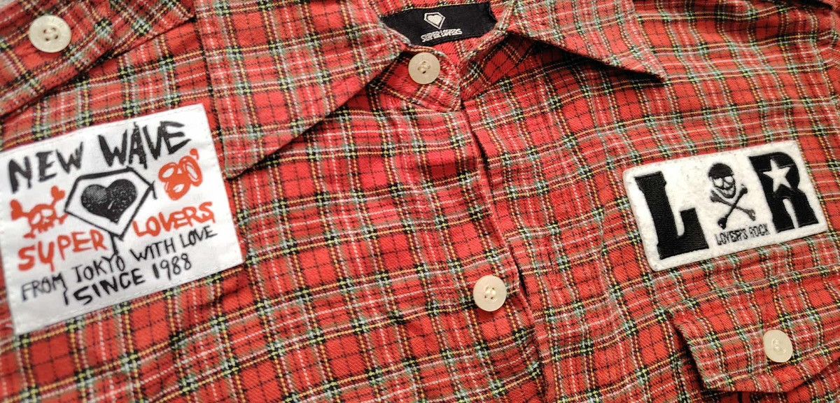 Japanese Brand Vintage Super Lovers Punk Button Up Shirt Size US M / EU 48-50 / 2 - 3 Thumbnail