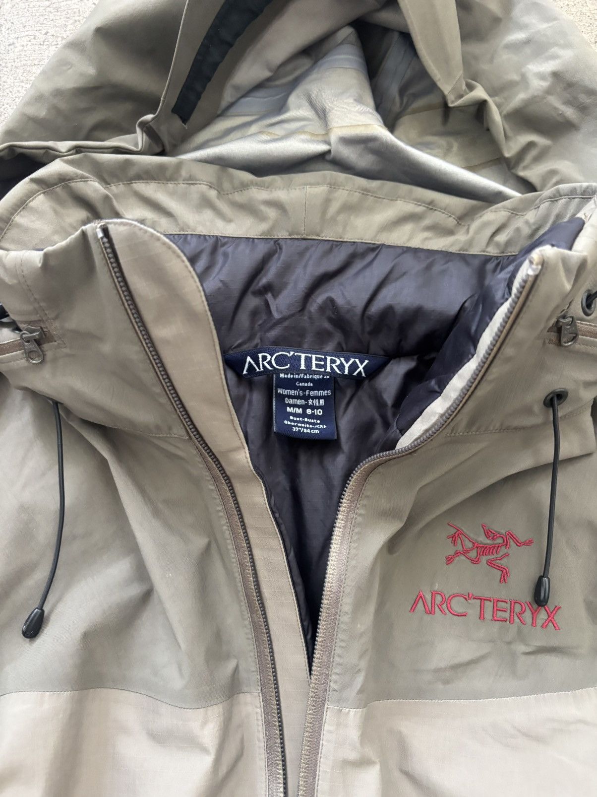 Arc'teryx Arc’teryx Jacket Fission AR Olive Gray/Tan Women’s Medium Size M / US 6-8 / IT 42-44 - 7 Thumbnail