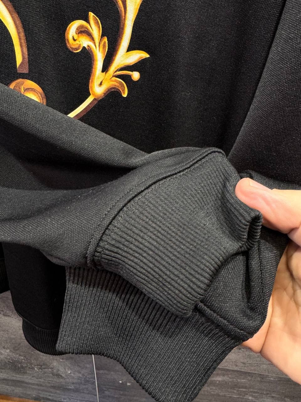 Moschino Moschino Couture Black Logo Print Cotton Sweatshirt Size XL Size US XL / EU 56 / 4 - 11 Thumbnail