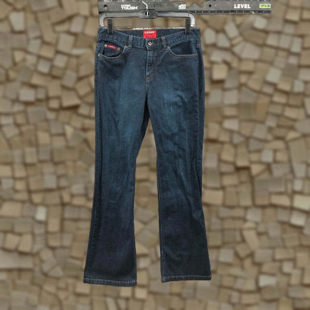Chaps Chaps Jeans Bootcut Womens Size 6 Mid Rise Dark Wash Blue Denim Size 28" / US 6 / IT 42 - 1 Thumbnail