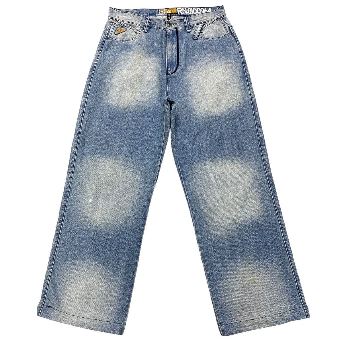 Vintage Vintage AKADEMIKS Denim Baggy Jeans Size US 30 / EU 46 - 1 Thumbnail